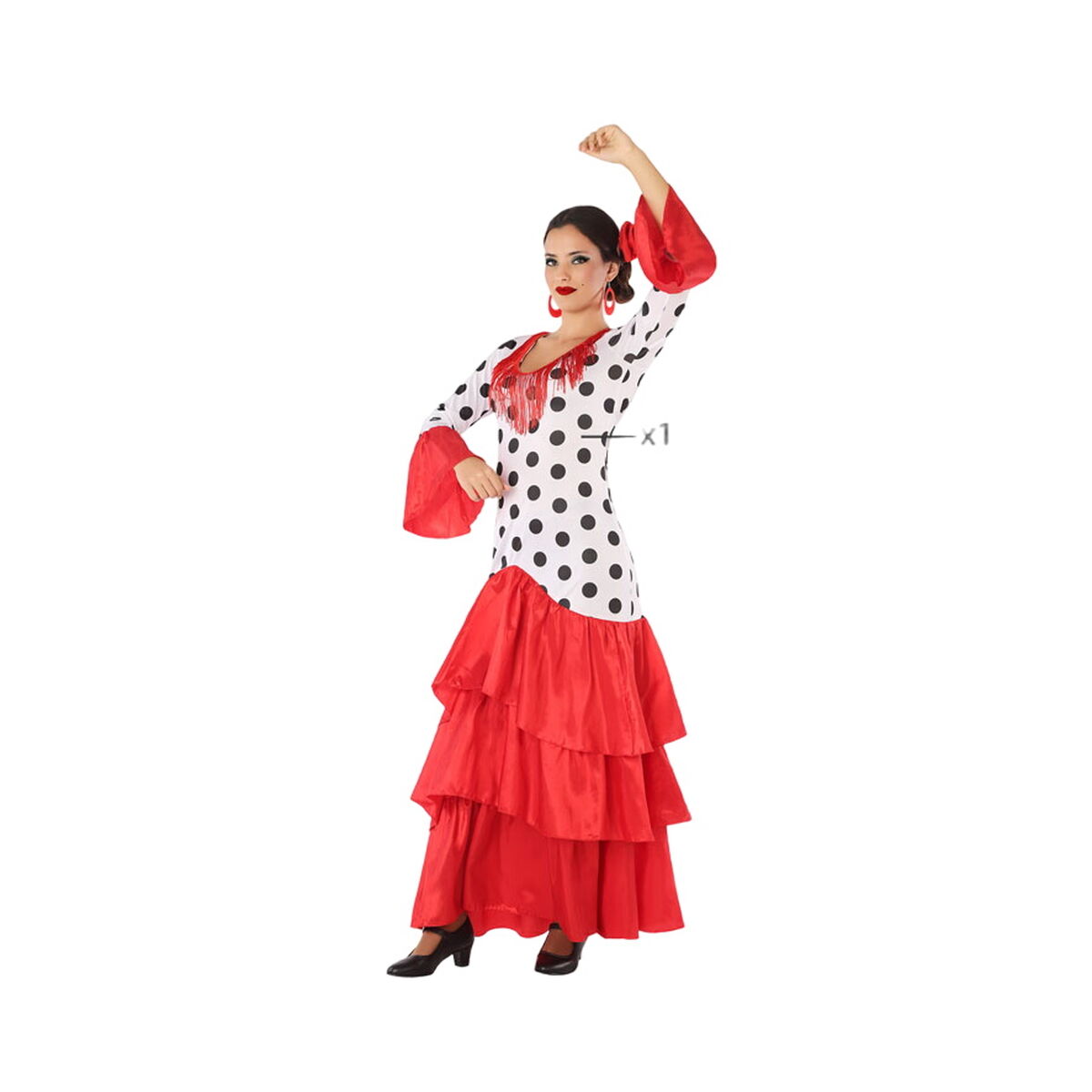 Maskeraddräkt vuxna Flamencodansare XXL-Leksaker och spel, Fancy klänning och accessoarer-BigBuy Carnival-peaceofhome.se