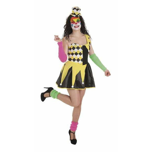 Maskeraddräkt vuxna Kvinnlig clown M/L (2 Delar)-Leksaker och spel, Fancy klänning och accessoarer-BigBuy Carnival-peaceofhome.se
