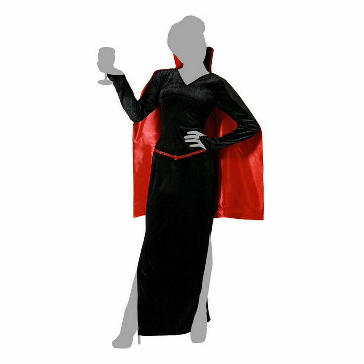 Maskeraddräkt vuxna Kvinnlig vampyr-Leksaker och spel, Fancy klänning och accessoarer-BigBuy Carnival-peaceofhome.se