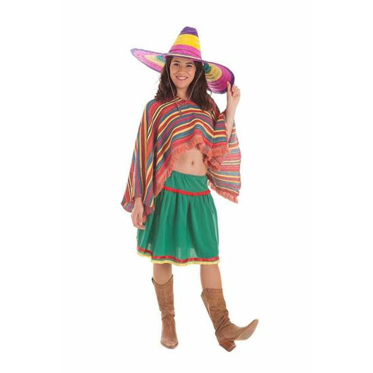 Maskeraddräkt vuxna Mexikanska L (3 Delar)-Leksaker och spel, Fancy klänning och accessoarer-BigBuy Carnival-peaceofhome.se