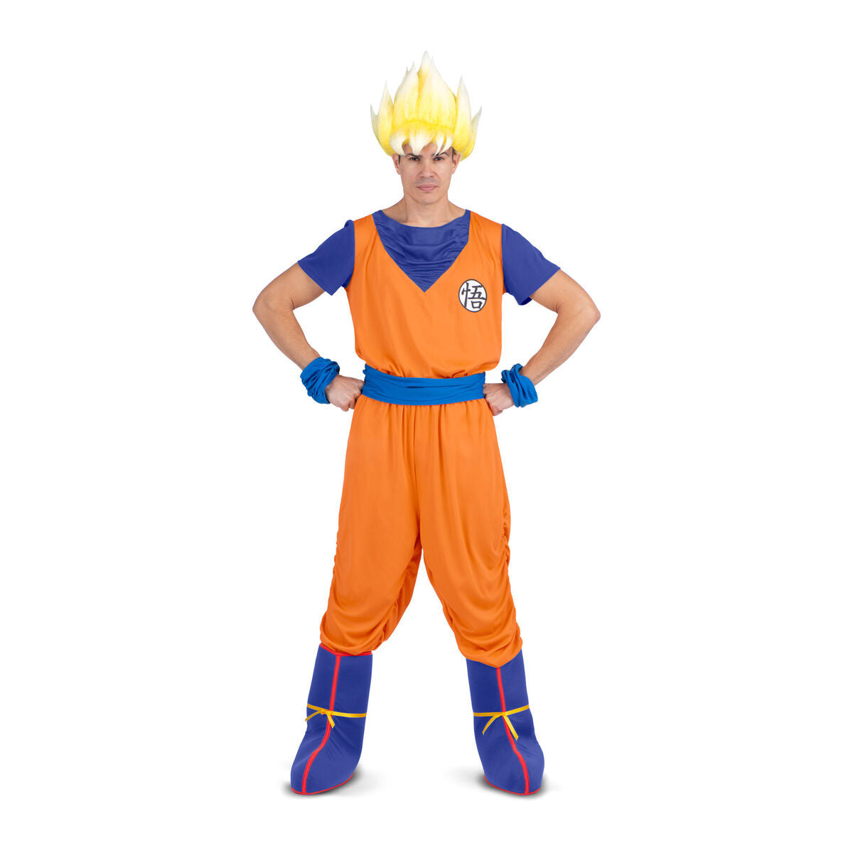 Maskeraddräkt vuxna My Other Me Goku Dragon Ball 5 Delar-Leksaker och spel, Fancy klänning och accessoarer-My Other Me-peaceofhome.se