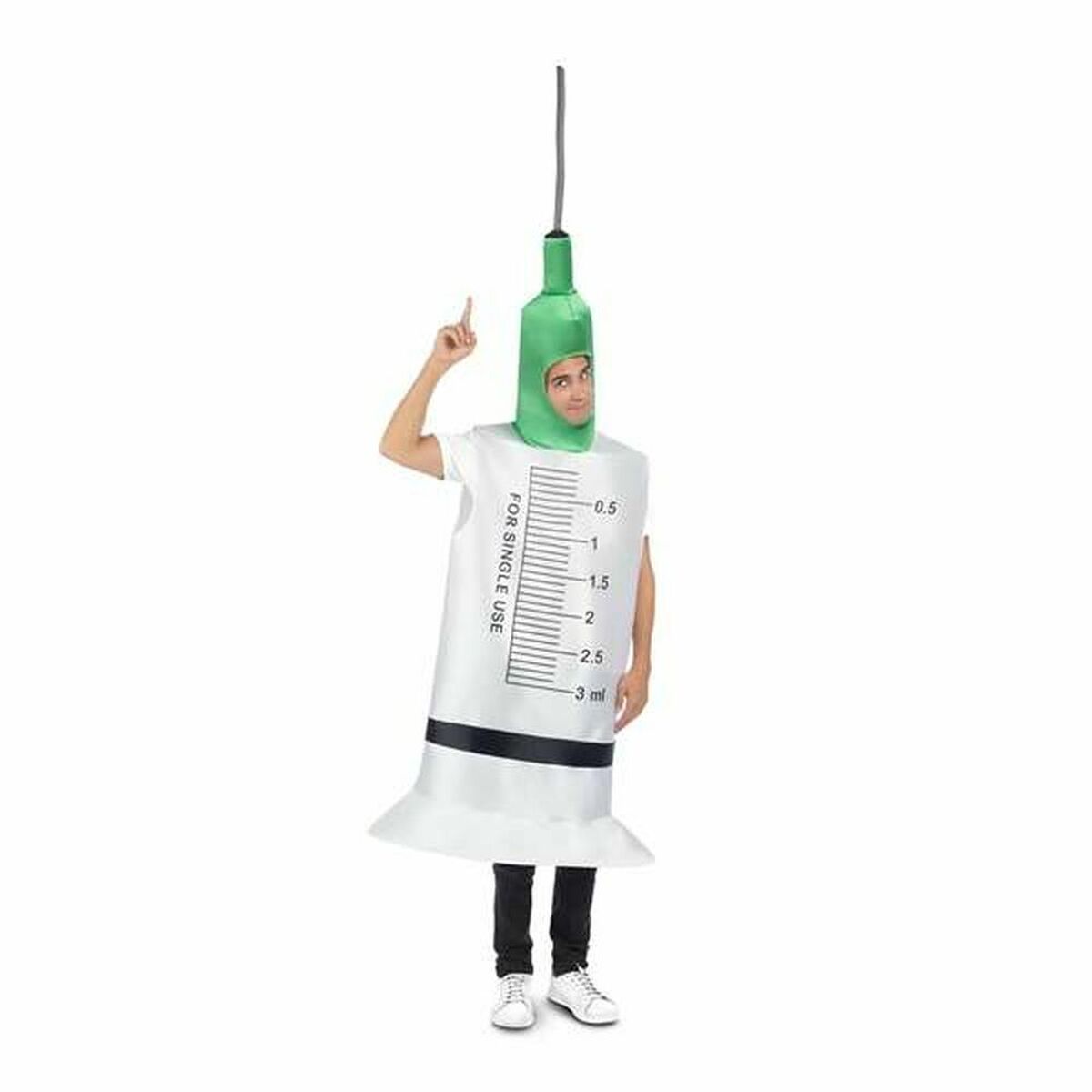 Maskeraddräkt vuxna My Other Me Syringe Vit One size-Leksaker och spel, Fancy klänning och accessoarer-My Other Me-peaceofhome.se