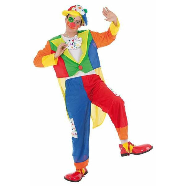 Maskeraddräkt vuxna Tino Clown M/L (4 Delar)-Leksaker och spel, Fancy klänning och accessoarer-BigBuy Carnival-peaceofhome.se