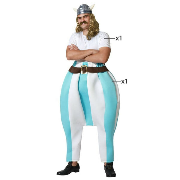 Maskeraddräkt vuxna Viking Blå-Leksaker och spel, Fancy klänning och accessoarer-BigBuy Carnival-peaceofhome.se