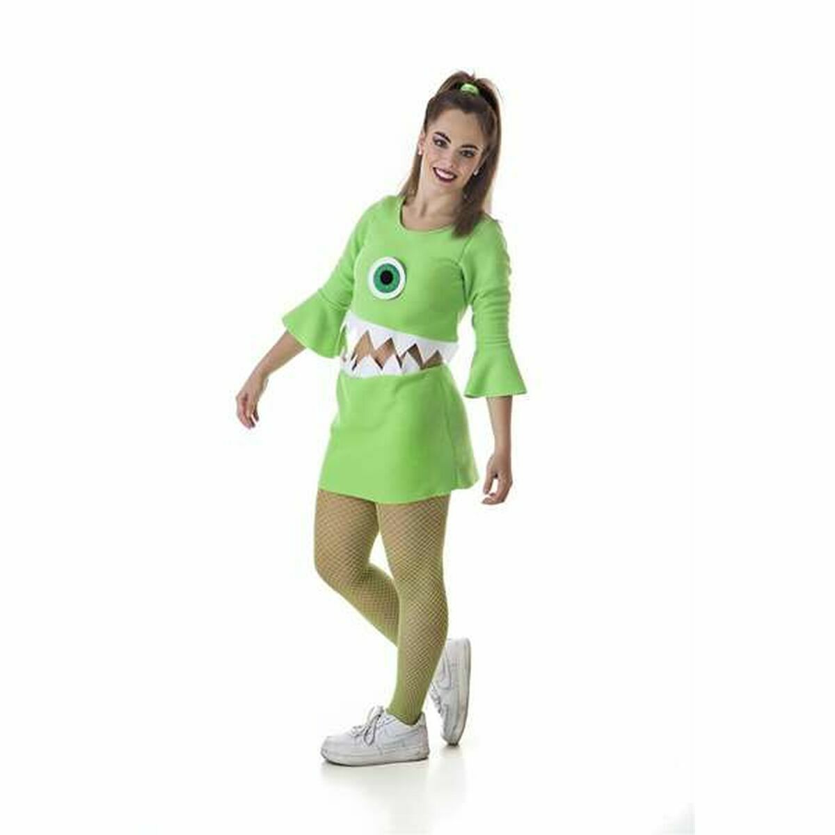 Maskeraddräkt vuxna Wazowski Grön Monster (2 Delar)-Leksaker och spel, Fancy klänning och accessoarer-BigBuy Carnival-peaceofhome.se