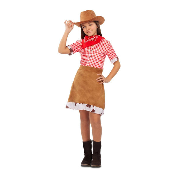 Maskeraddräkt för barn My Other Me Cowgirl (3 Delar)-Leksaker och spel, Fancy klänning och accessoarer-My Other Me-peaceofhome.se