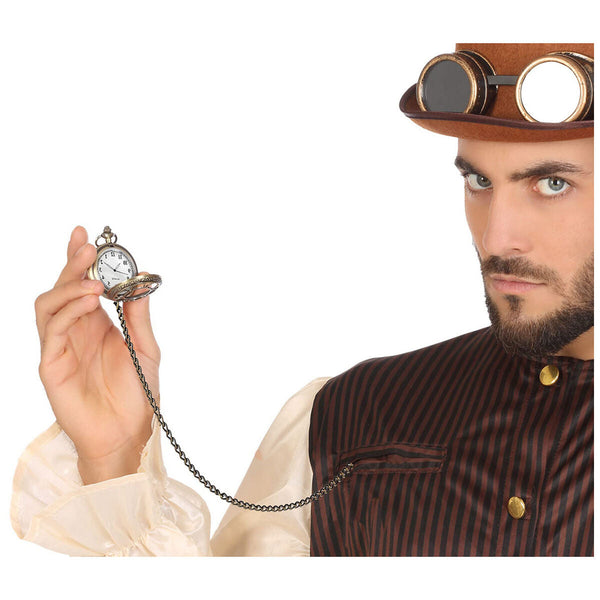 Maskeraddräktsaccessoarer Gyllene Steampunk-Leksaker och spel, Fancy klänning och accessoarer-BigBuy Fun-peaceofhome.se