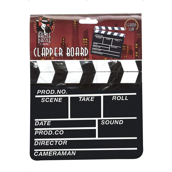 Maskeraddräktsaccessoarer Smiffy's Clapper Board Svart-Leksaker och spel, Fancy klänning och accessoarer-Smiffy's-peaceofhome.se