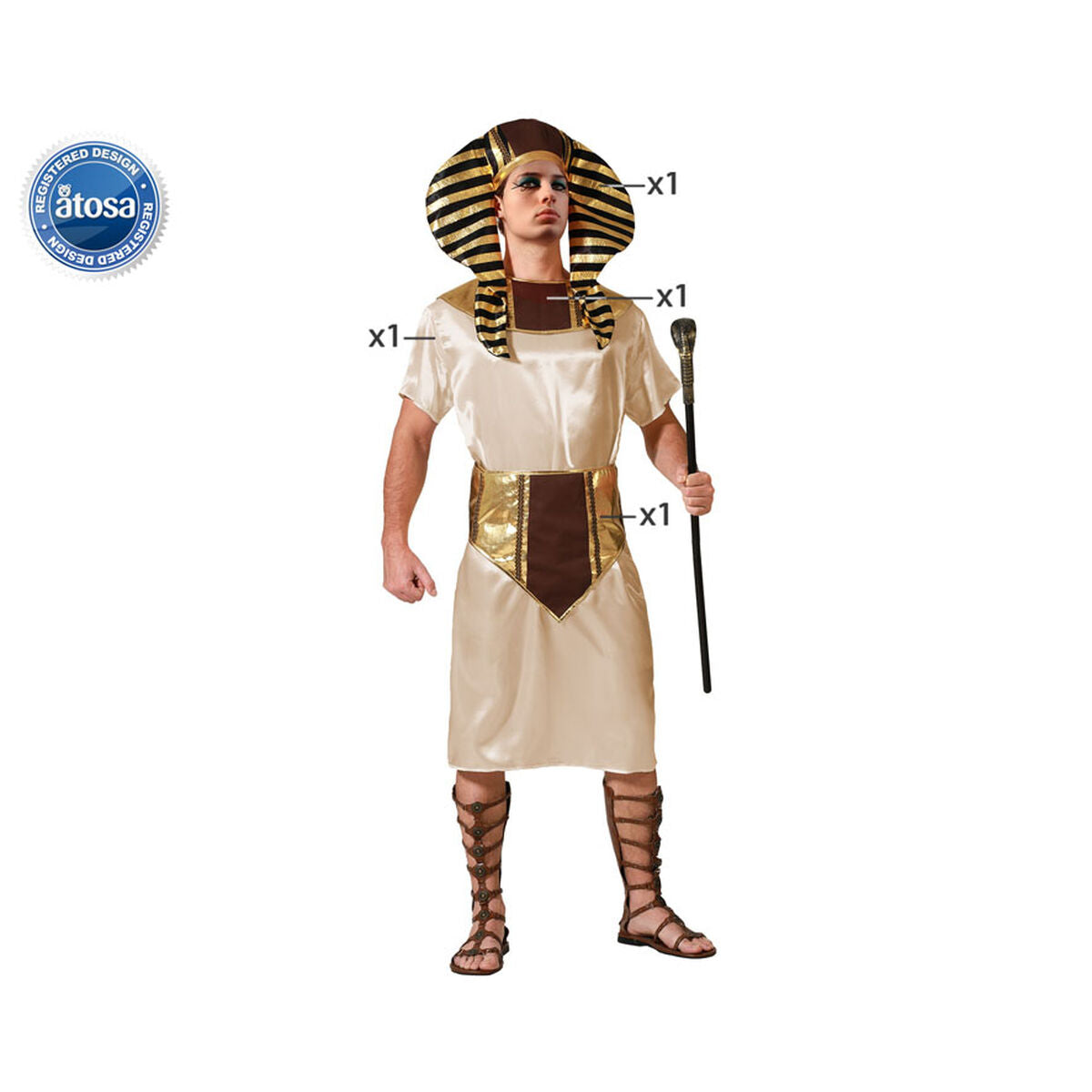 Maskeraddräkt vuxna Egyptier XXL-Leksaker och spel, Fancy klänning och accessoarer-BigBuy Outdoor-peaceofhome.se