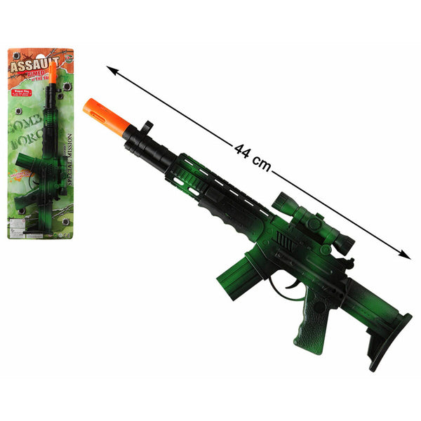 Maskinpistol Militär Grön 44 cm-Leksaker och spel, Fancy klänning och accessoarer-BigBuy Kids-peaceofhome.se