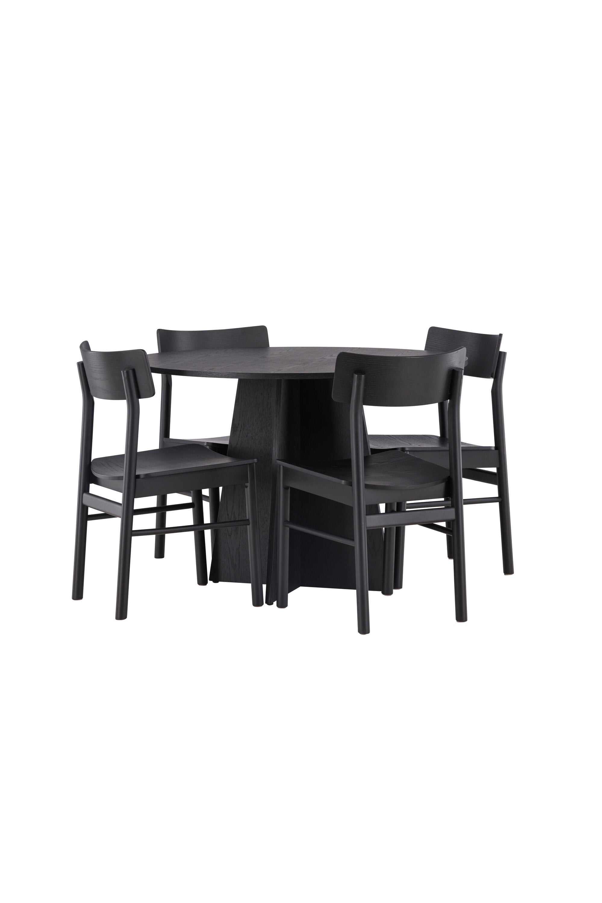 Matbordet Bootcut Oval & stolarna Montros-GR Dining Set-Venture Home-peaceofhome.se