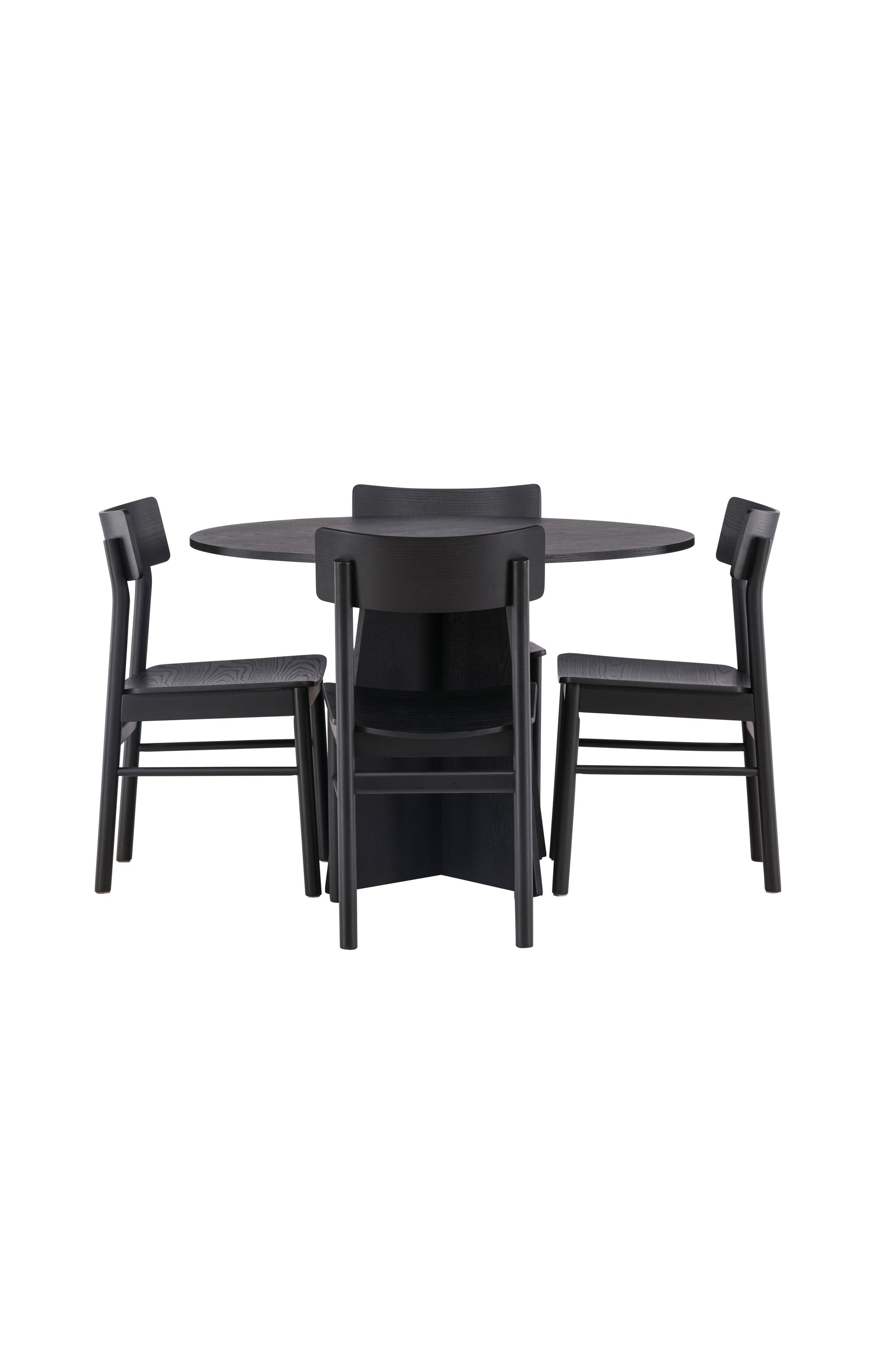 Matbordet Bootcut Oval & stolarna Montros-GR Dining Set-Venture Home-peaceofhome.se