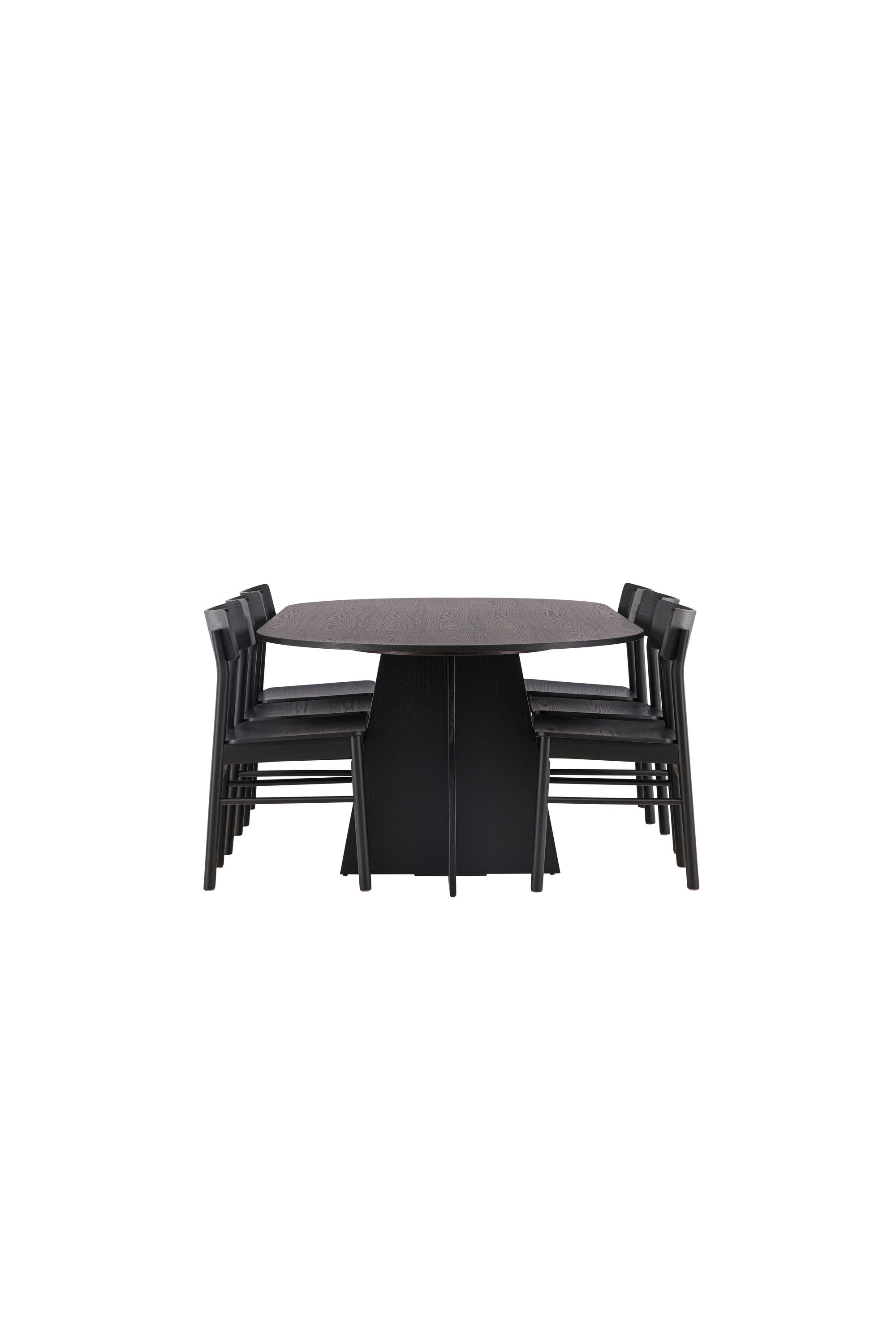 Matbordet Bootcut Oval & stolarna Montros-GR Dining Set-Venture Home-peaceofhome.se