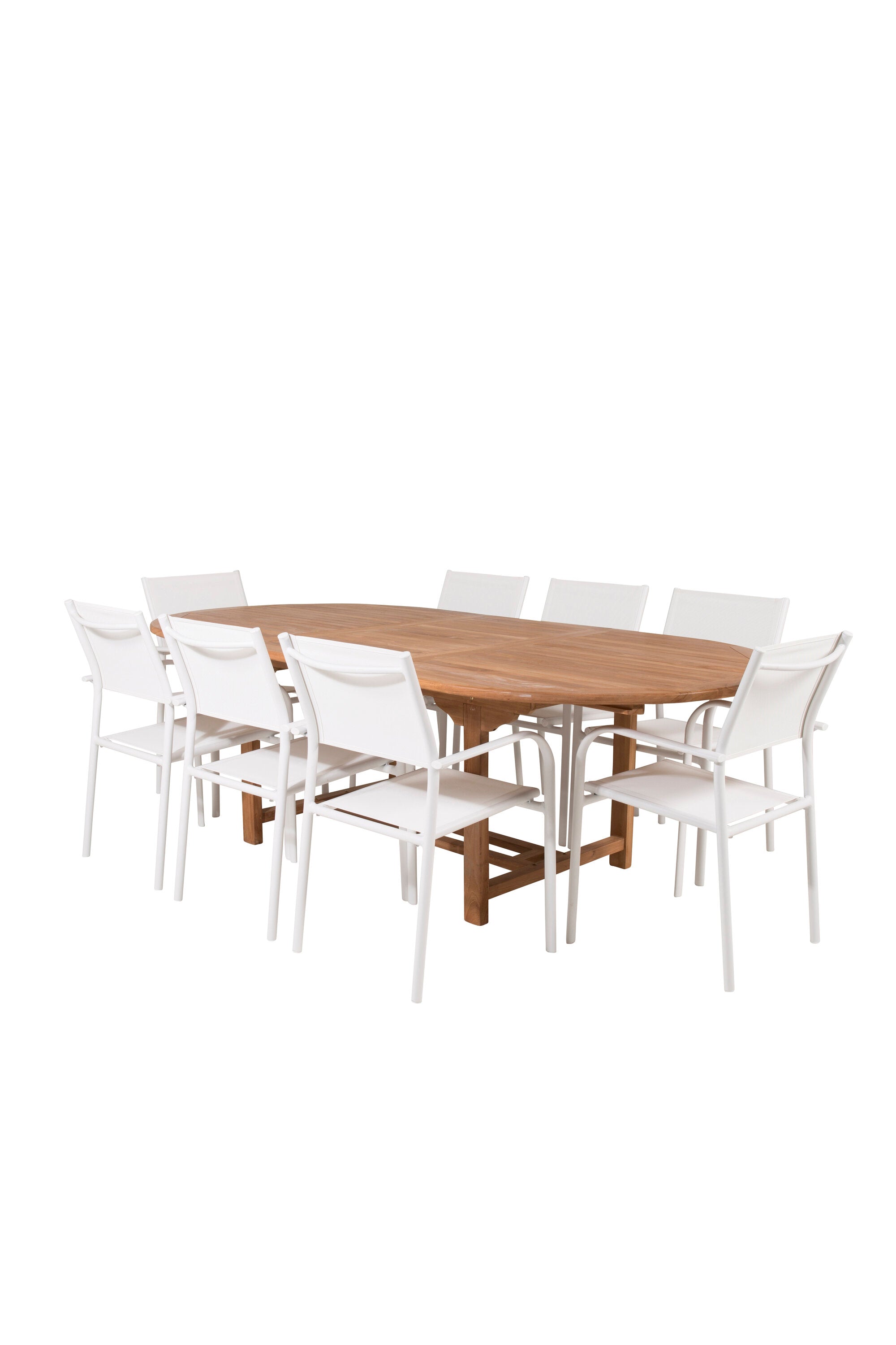 Matbordet Kenya & stolarna Santorini-GR Dining Set-Venture Home-peaceofhome.se