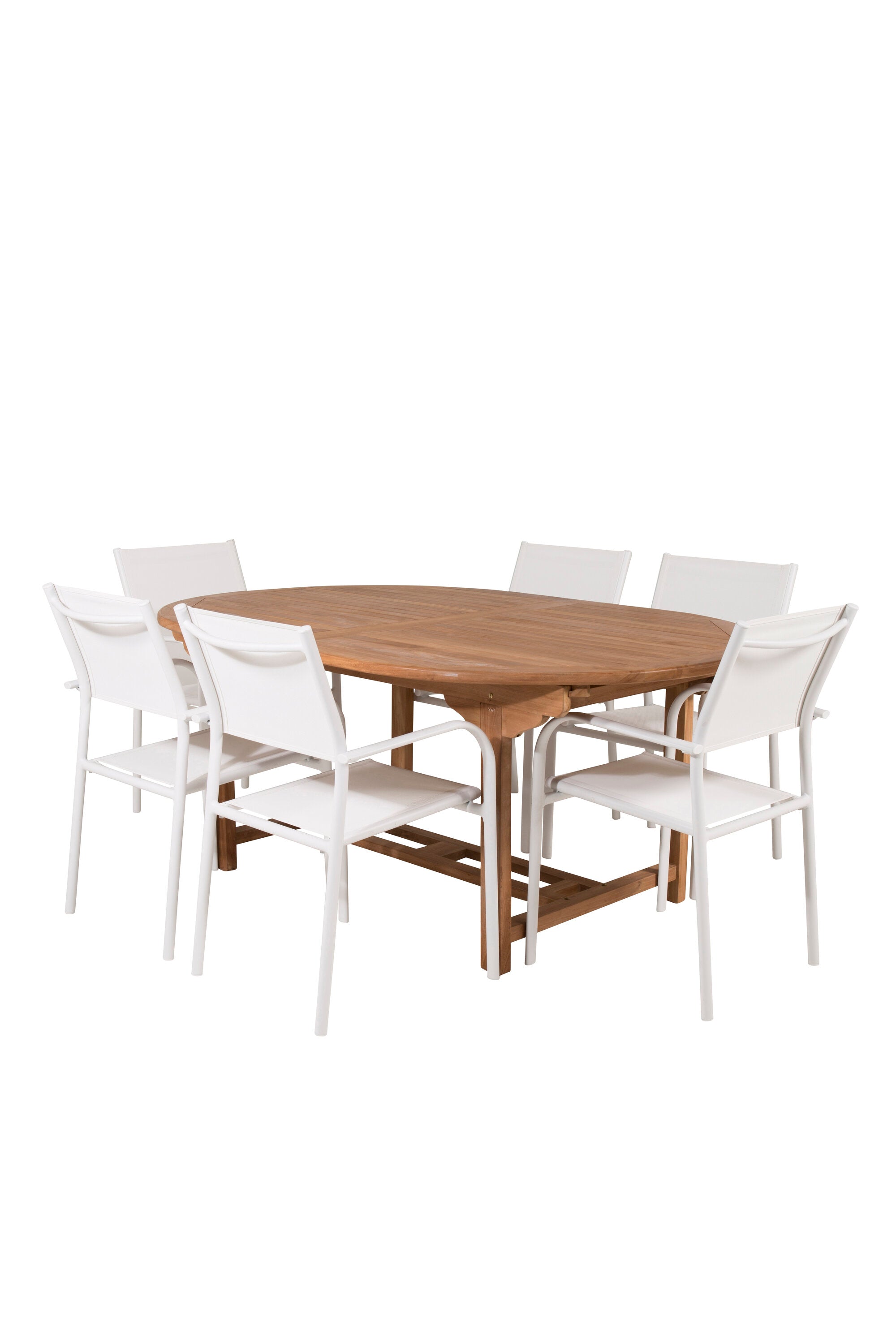 Matbordet Kenya & stolarna Santorini-GR Dining Set-Venture Home-peaceofhome.se