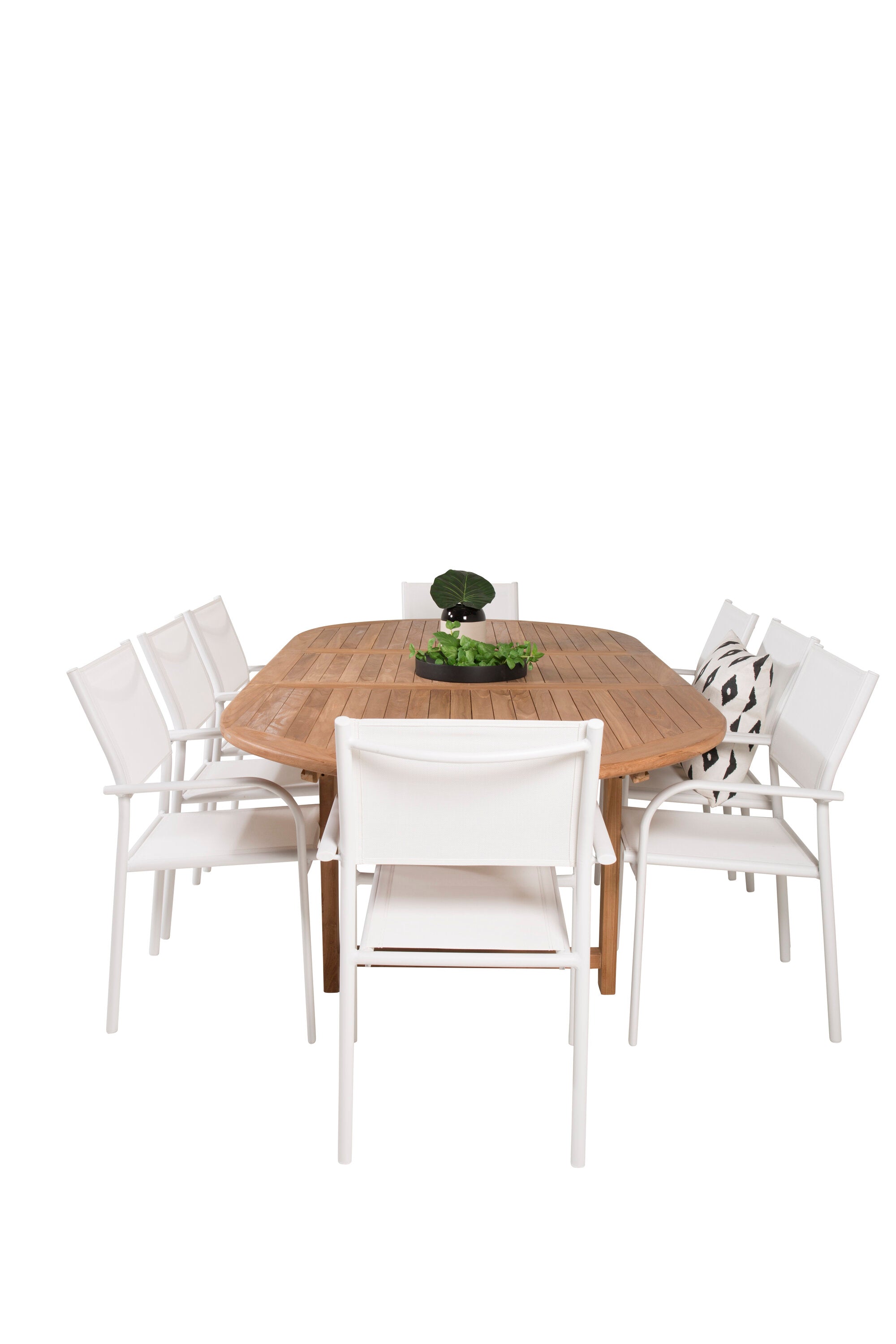 Matbordet Kenya & stolarna Santorini-GR Dining Set-Venture Home-peaceofhome.se