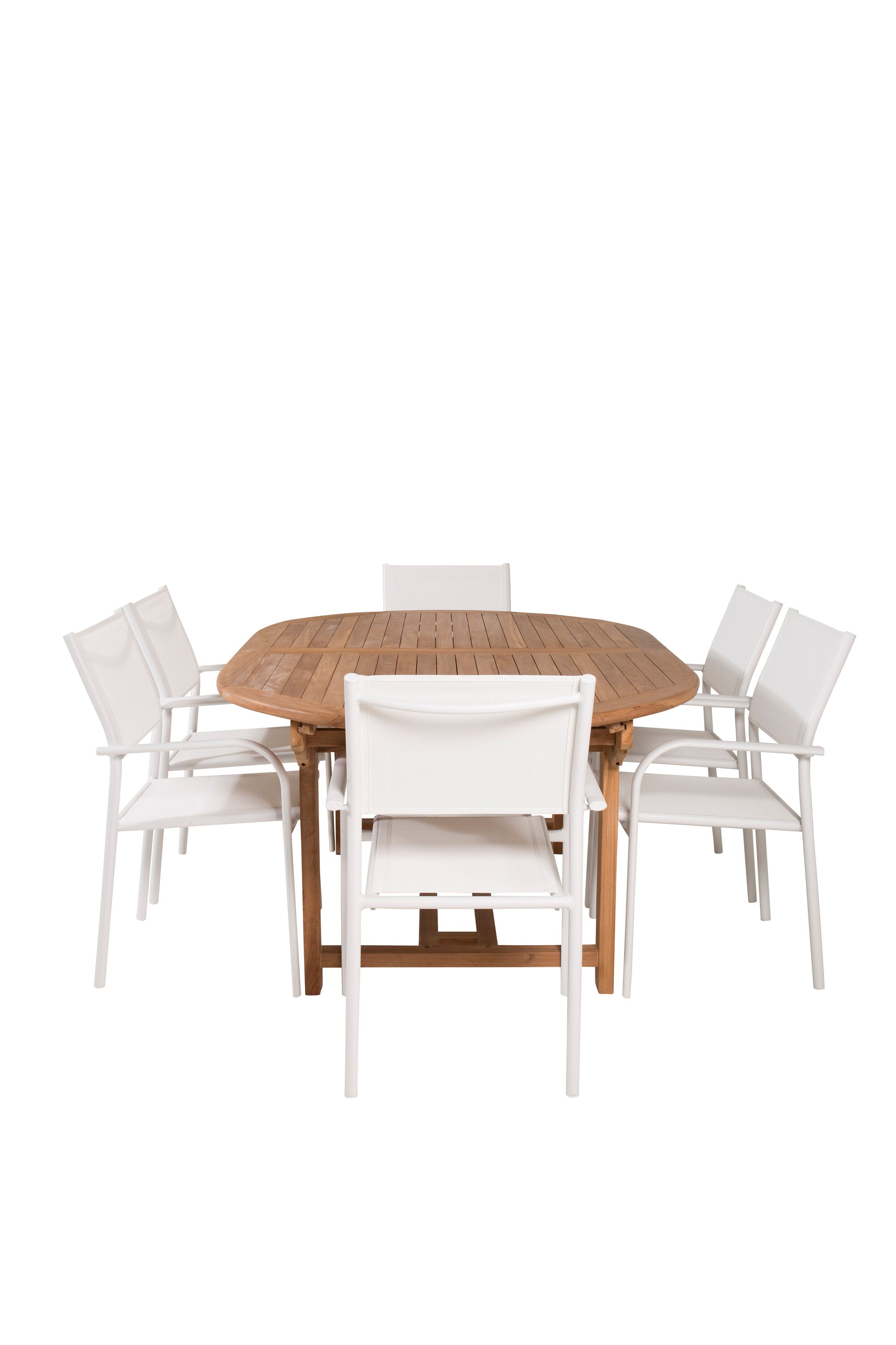 Matbordet Kenya & stolarna Santorini-GR Dining Set-Venture Home-peaceofhome.se