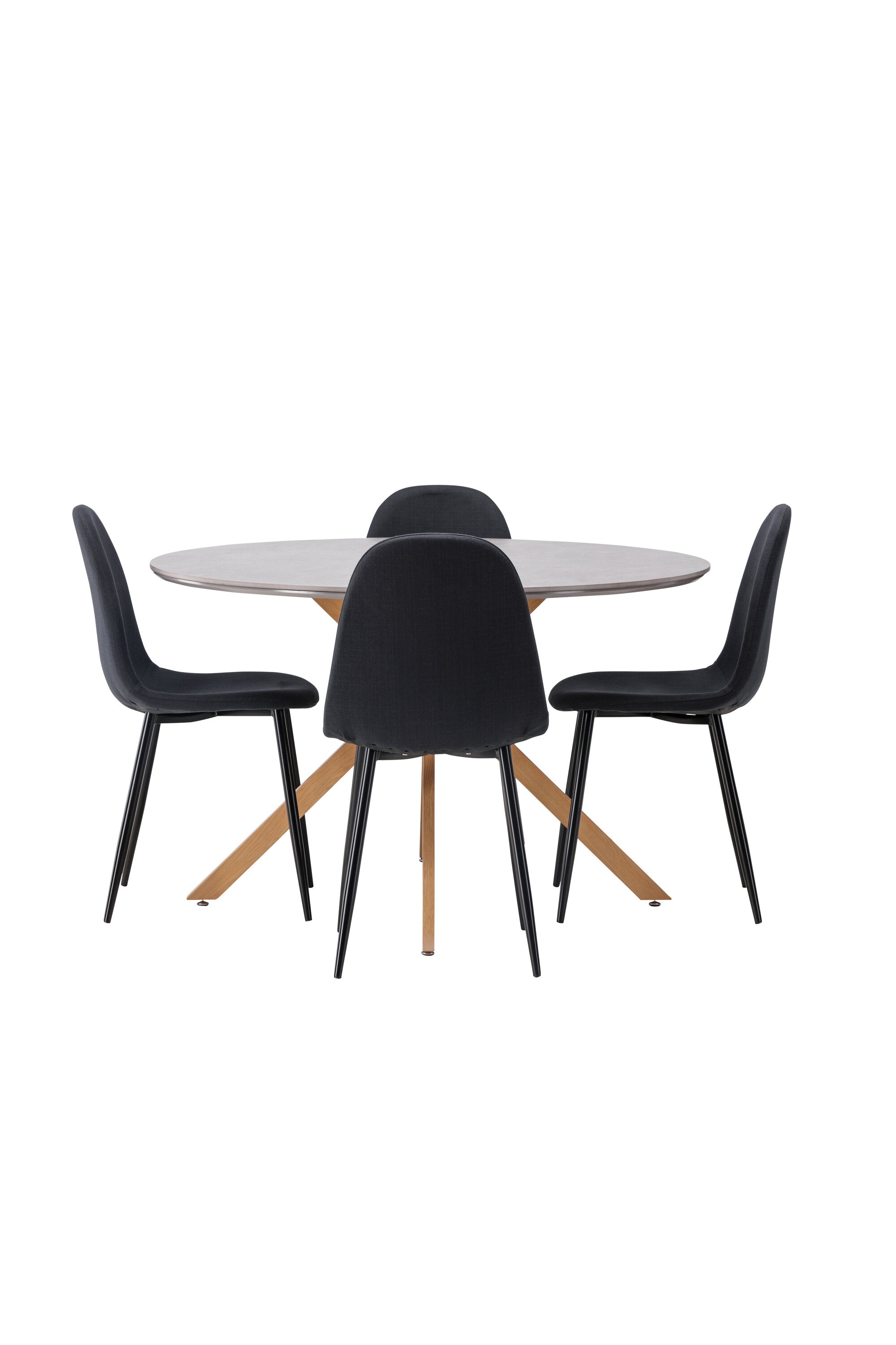 Matbordet Piazza & stolarna Polar-GR Dining Set-Venture Home-peaceofhome.se