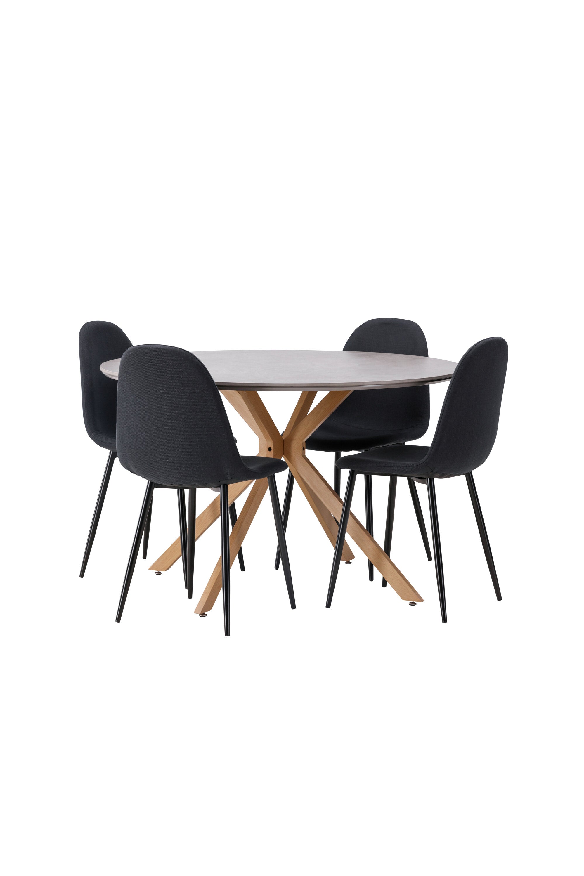 Matbordet Piazza & stolarna Polar-GR Dining Set-Venture Home-peaceofhome.se