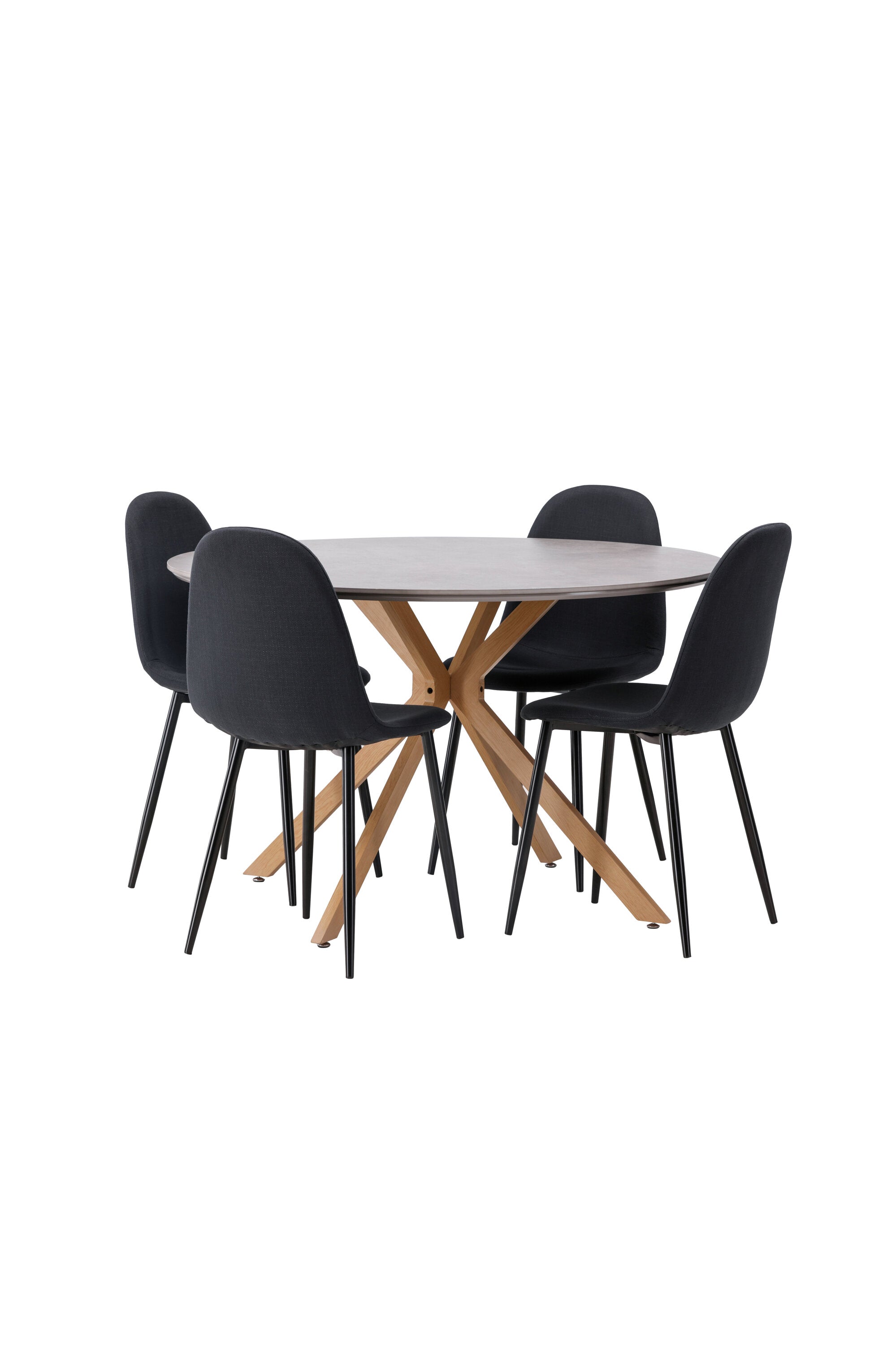 Matbordet Piazza & stolarna Polar-GR Dining Set-Venture Home-peaceofhome.se