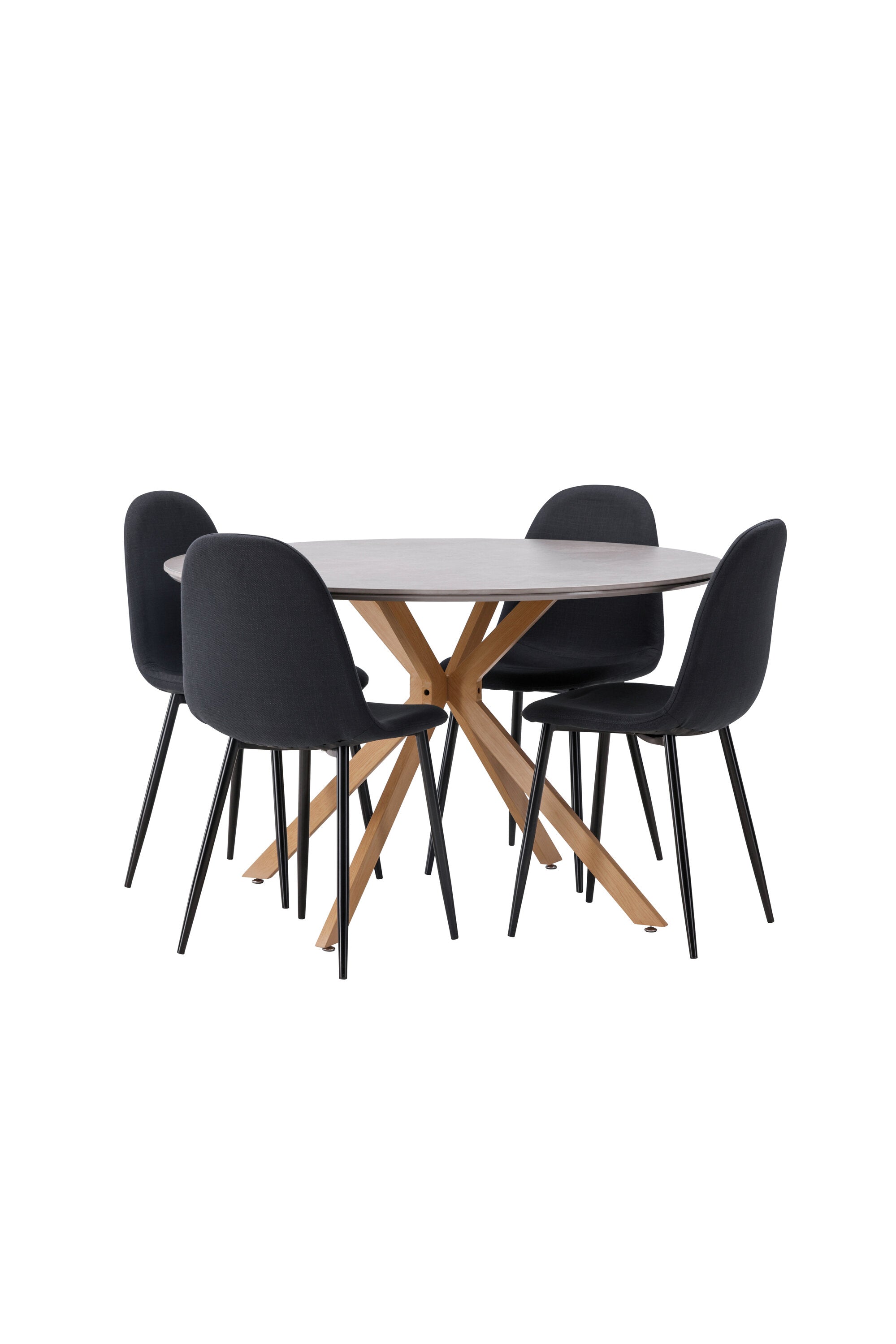 Matbordet Piazza & stolarna Polar-GR Dining Set-Venture Home-peaceofhome.se