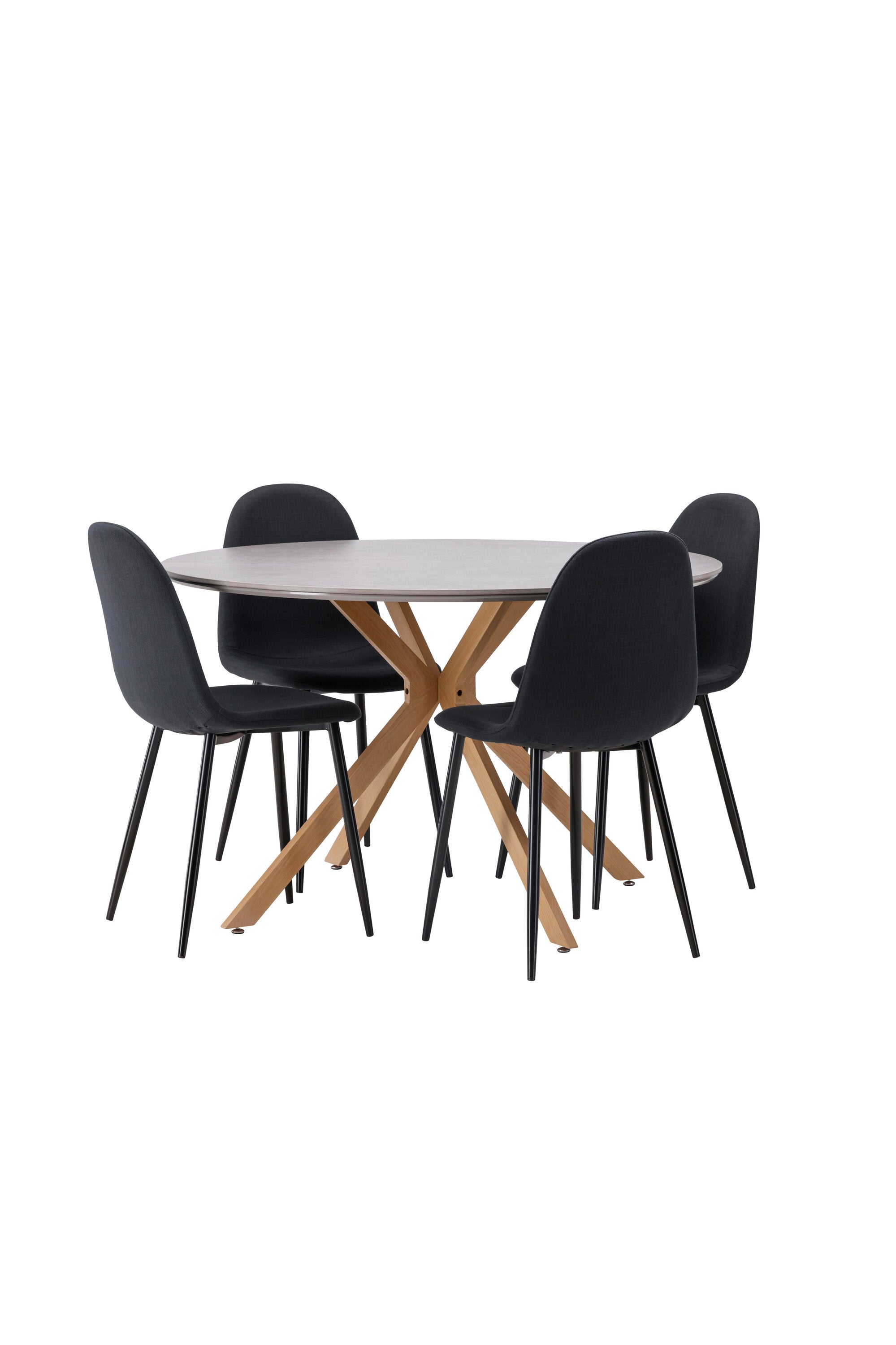 Matbordet Piazza & stolarna Polar-GR Dining Set-Venture Home-peaceofhome.se