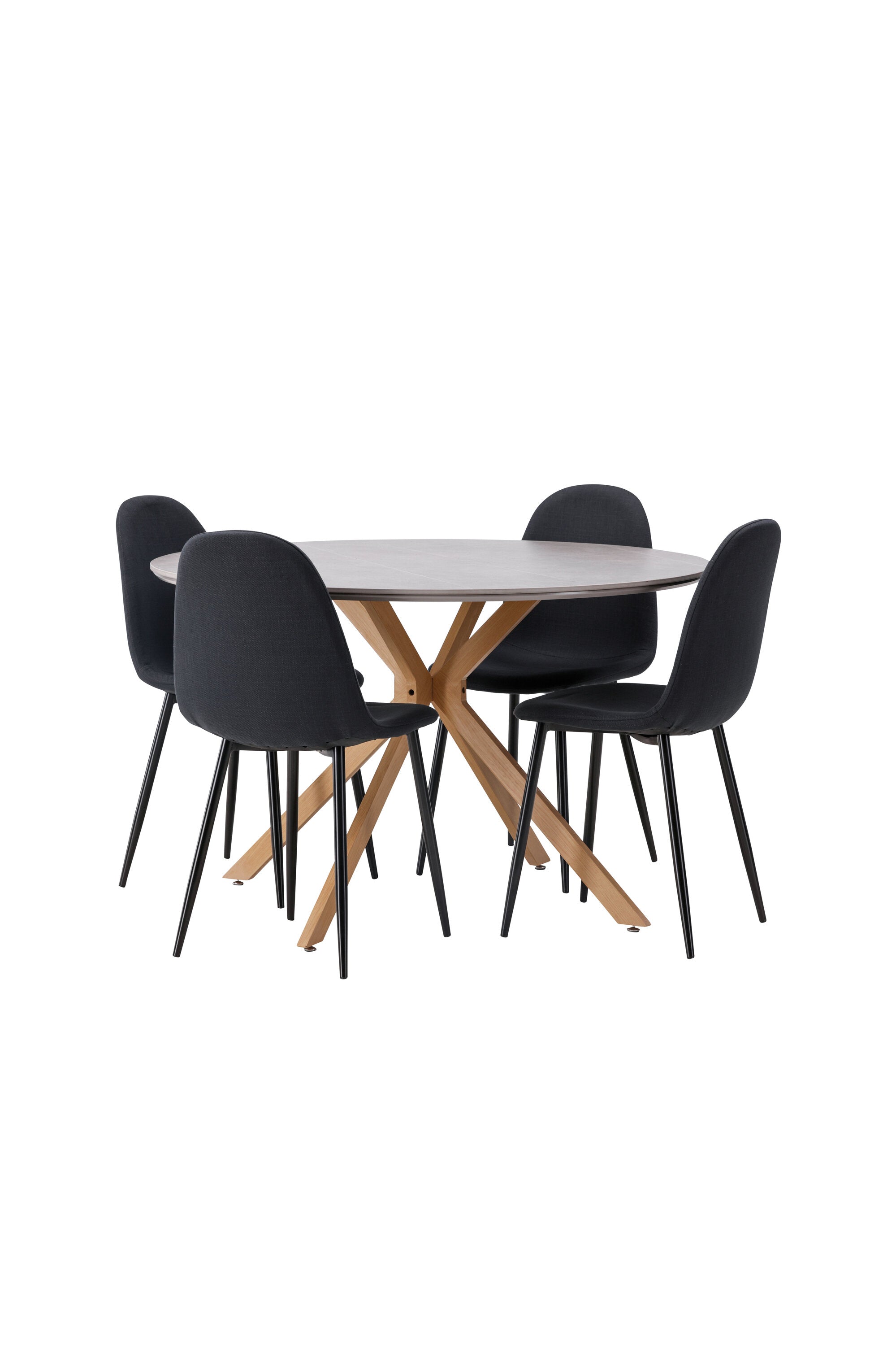 Matbordet Piazza & stolarna Polar-GR Dining Set-Venture Home-peaceofhome.se