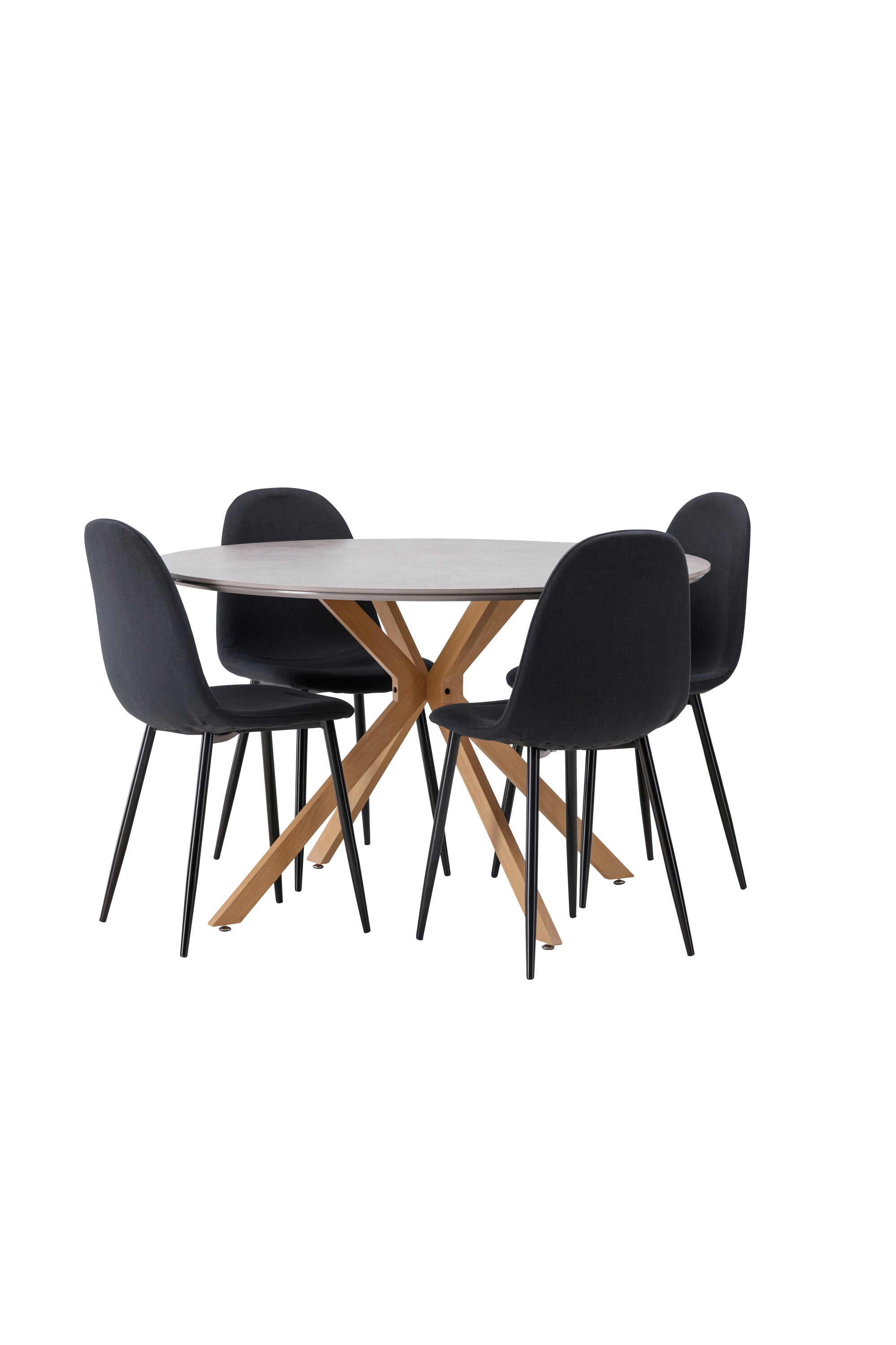 Matbordet Piazza & stolarna Polar-GR Dining Set-Venture Home-peaceofhome.se