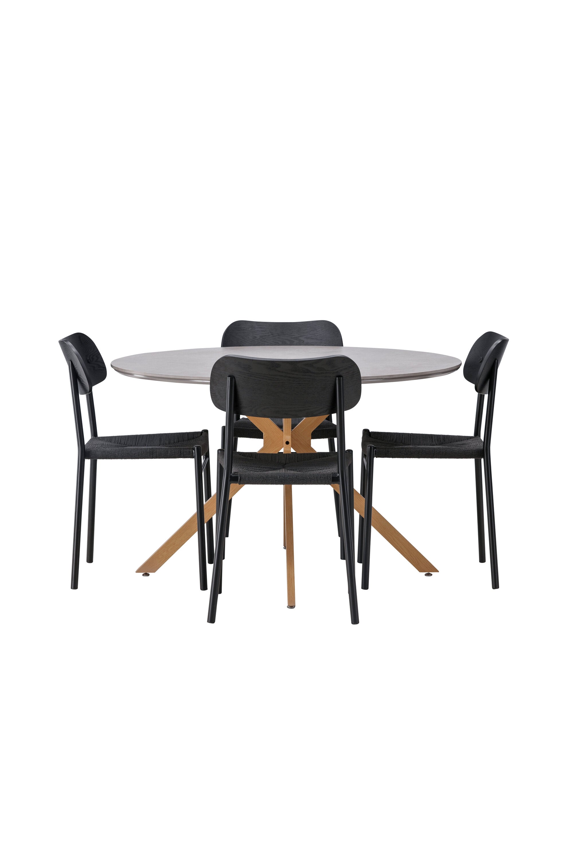 Matbordet Piazza & stolarna Polly-GR Dining Set-Venture Home-peaceofhome.se