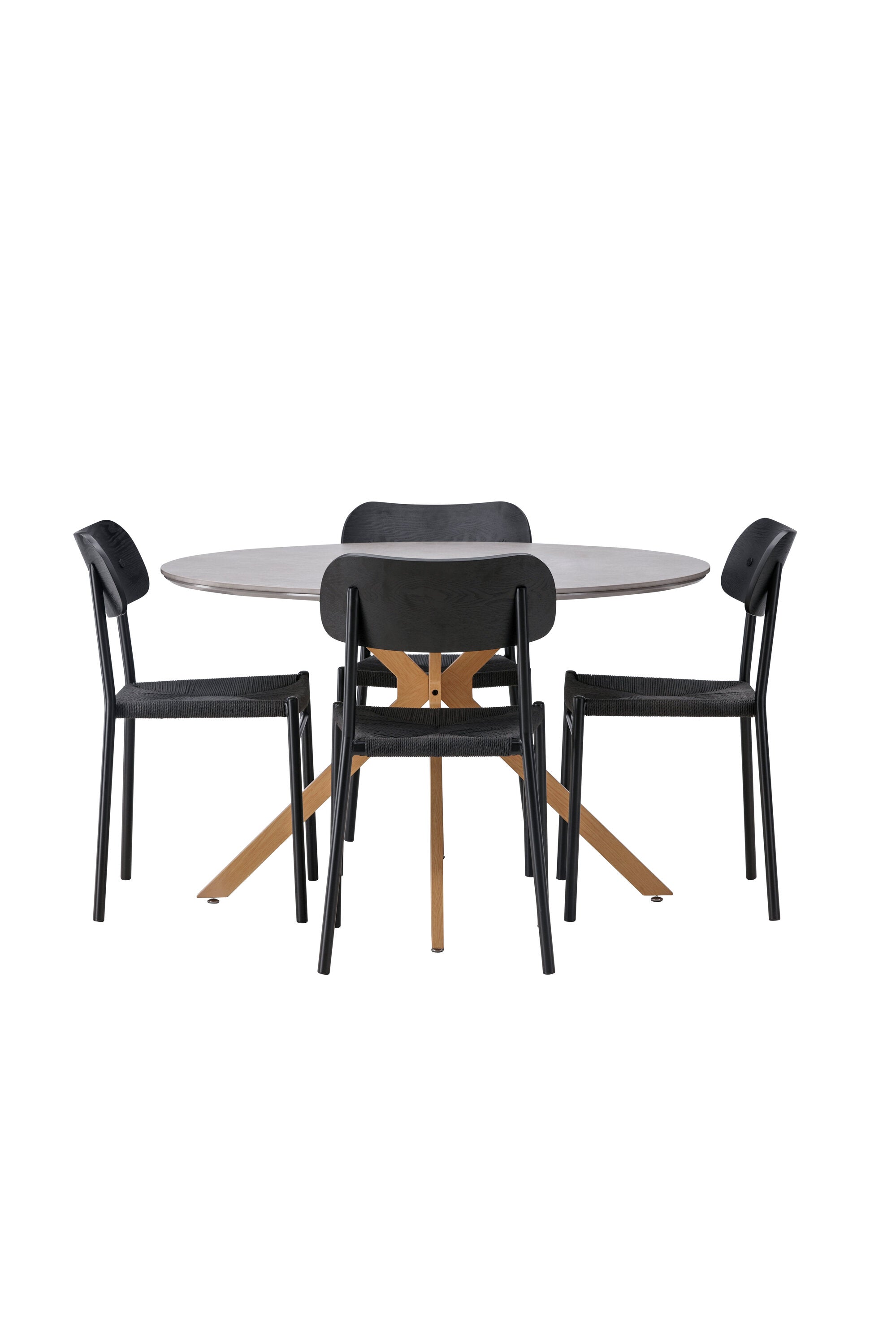 Matbordet Piazza & stolarna Polly-GR Dining Set-Venture Home-peaceofhome.se