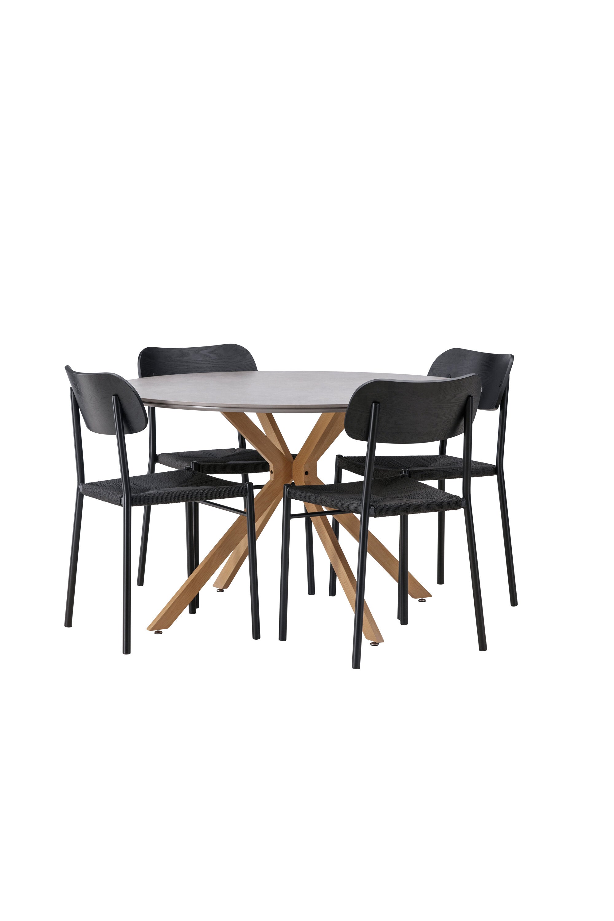 Matbordet Piazza & stolarna Polly-GR Dining Set-Venture Home-peaceofhome.se