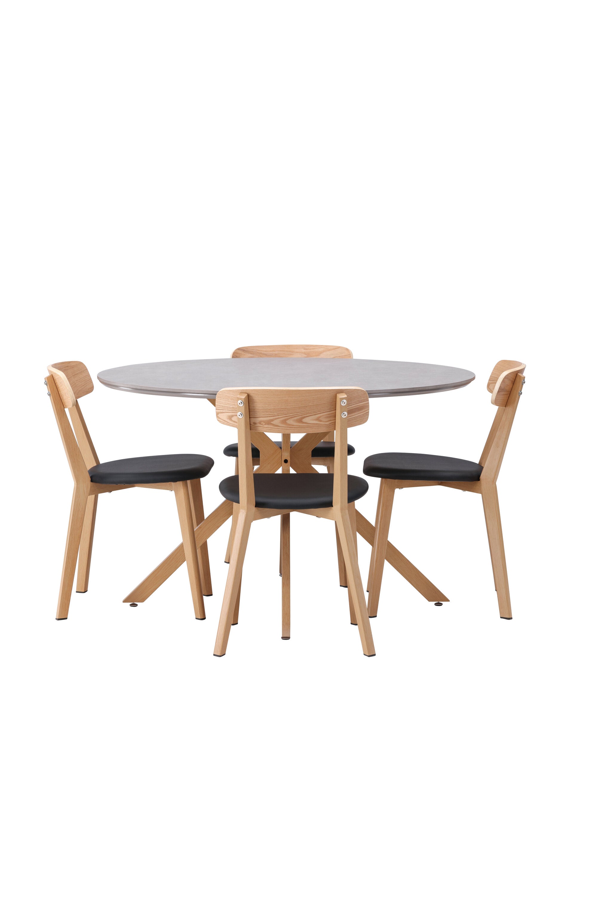 Matbordet Piazza & stolarna Sanjos-GR Dining Set-Venture Home-peaceofhome.se