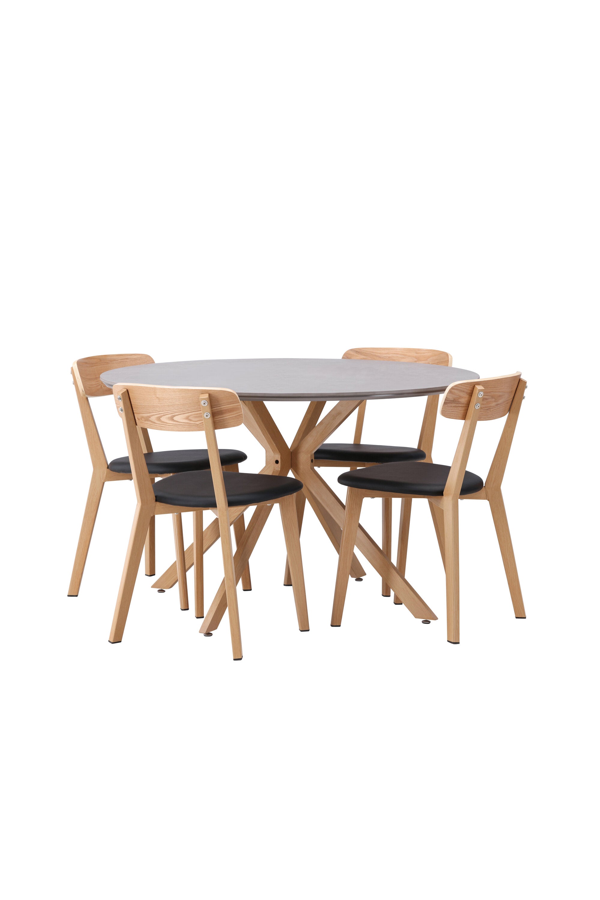 Matbordet Piazza & stolarna Sanjos-GR Dining Set-Venture Home-peaceofhome.se