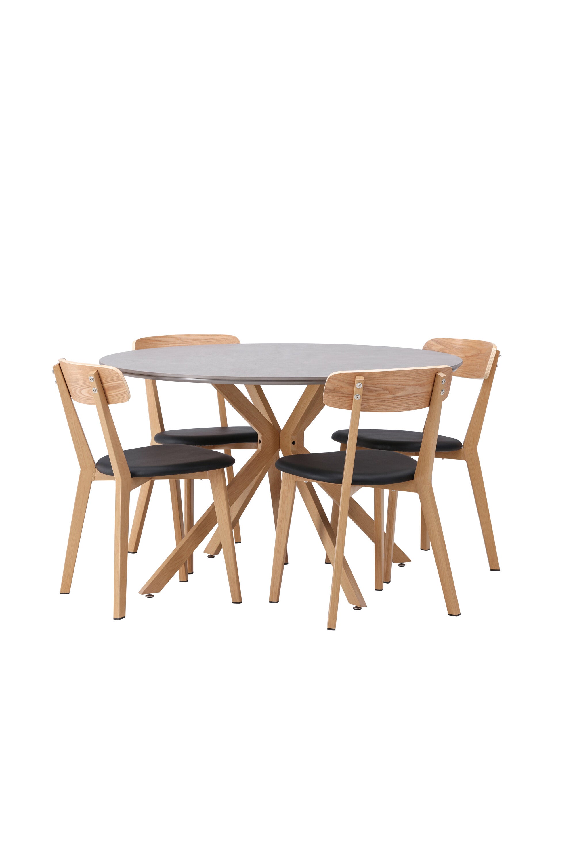 Matbordet Piazza & stolarna Sanjos-GR Dining Set-Venture Home-peaceofhome.se