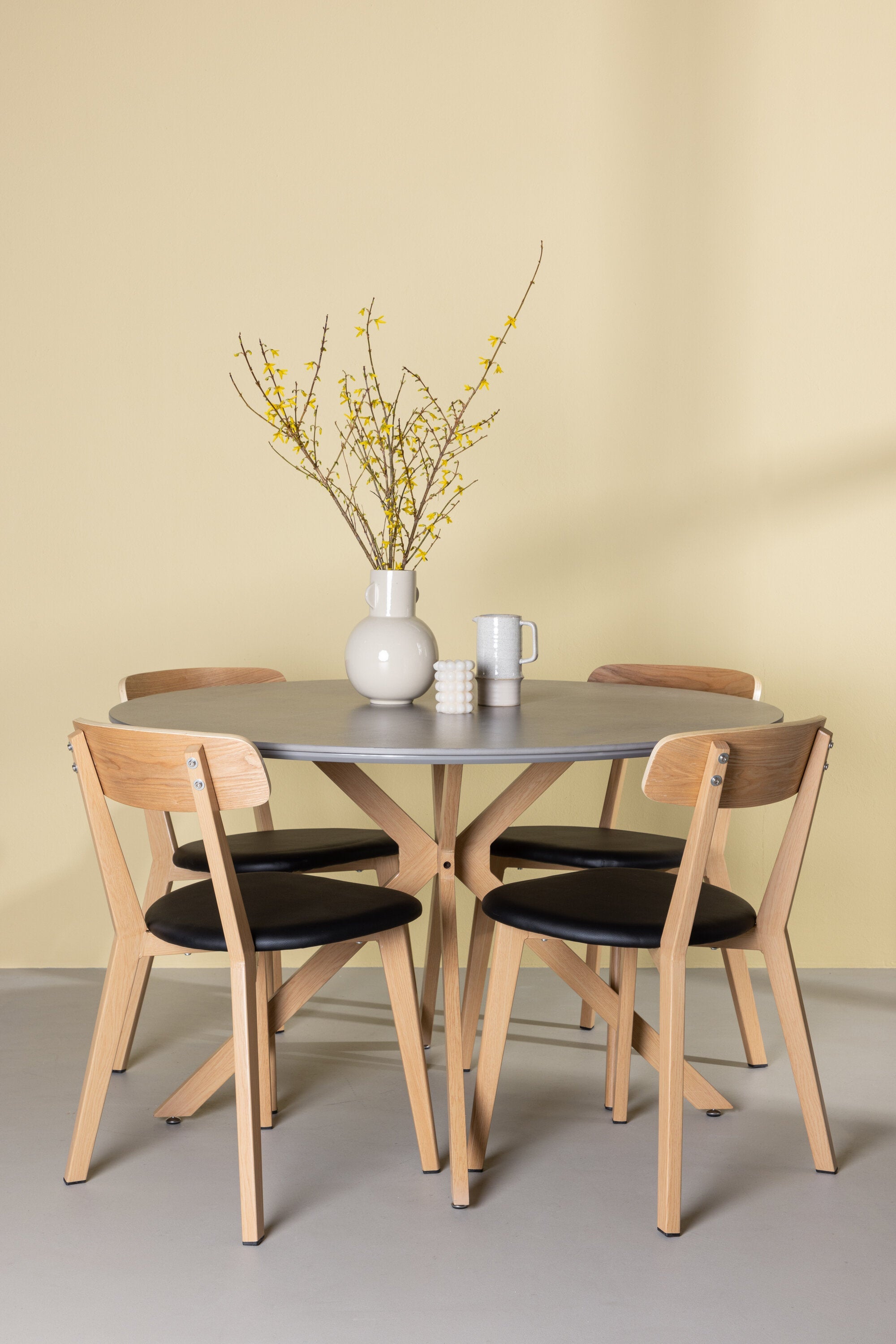 Matbordet Piazza & stolarna Sanjos-GR Dining Set-Venture Home-peaceofhome.se