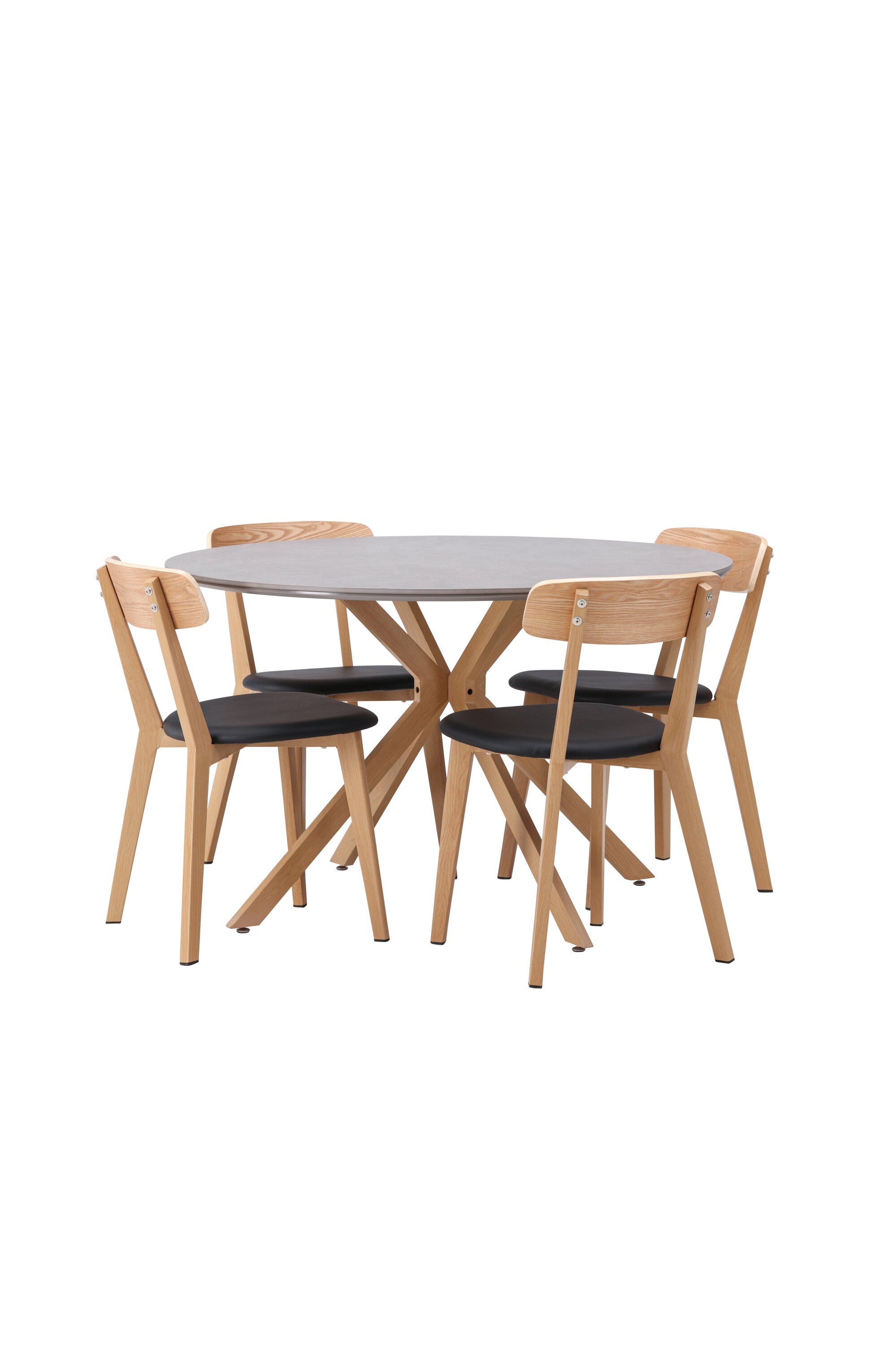 Matbordet Piazza & stolarna Sanjos-GR Dining Set-Venture Home-peaceofhome.se