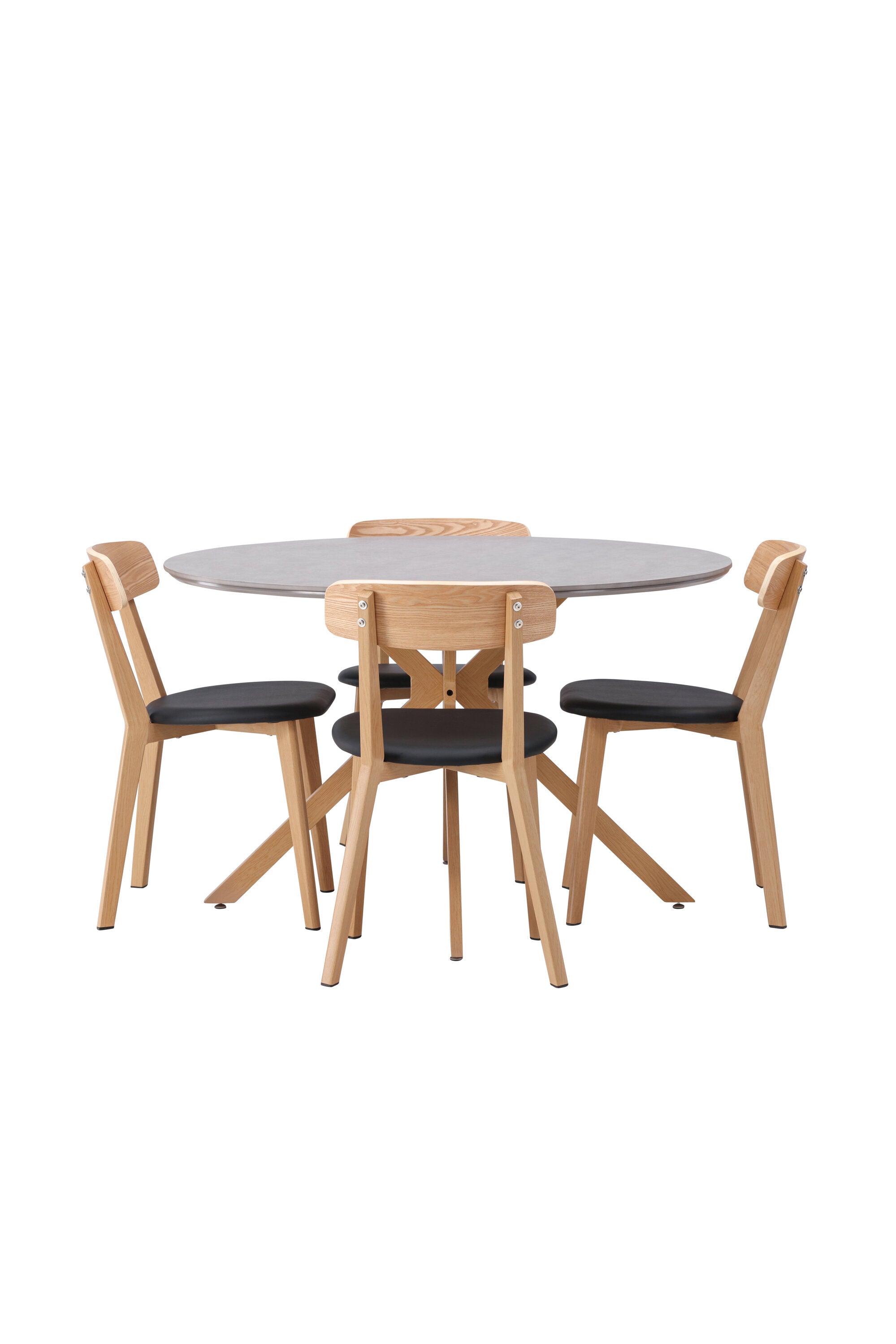 Matbordet Piazza & stolarna Sanjos-GR Dining Set-Venture Home-peaceofhome.se