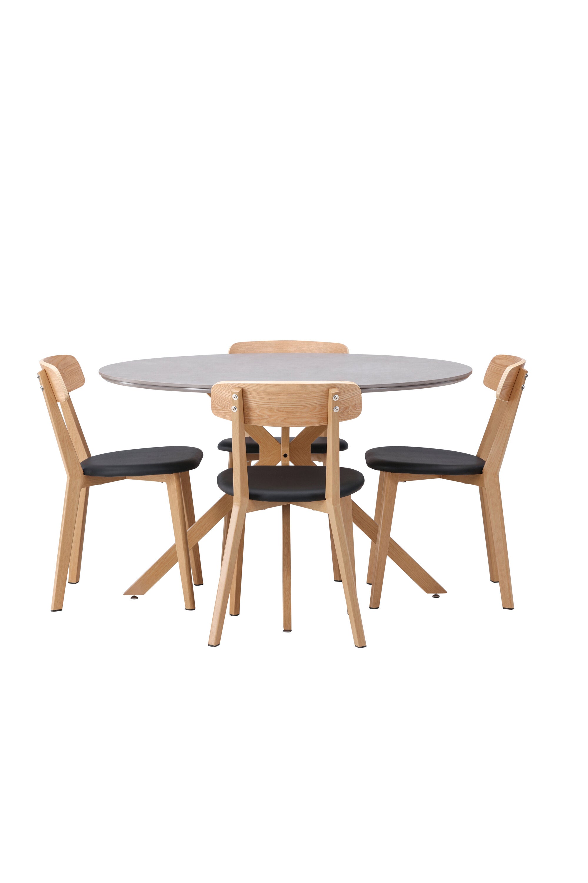 Matbordet Piazza & stolarna Sanjos-GR Dining Set-Venture Home-peaceofhome.se