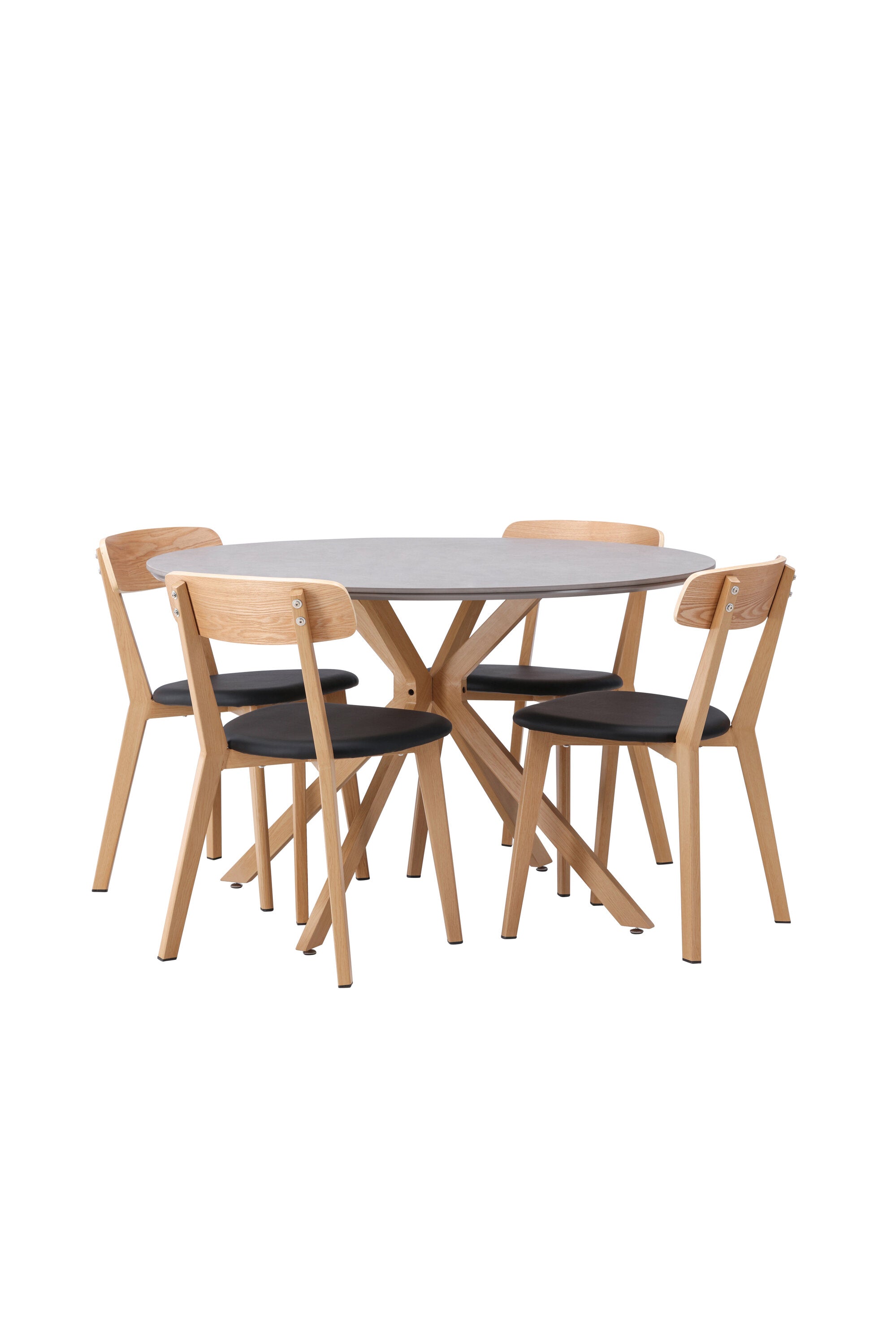 Matbordet Piazza & stolarna Sanjos-GR Dining Set-Venture Home-peaceofhome.se