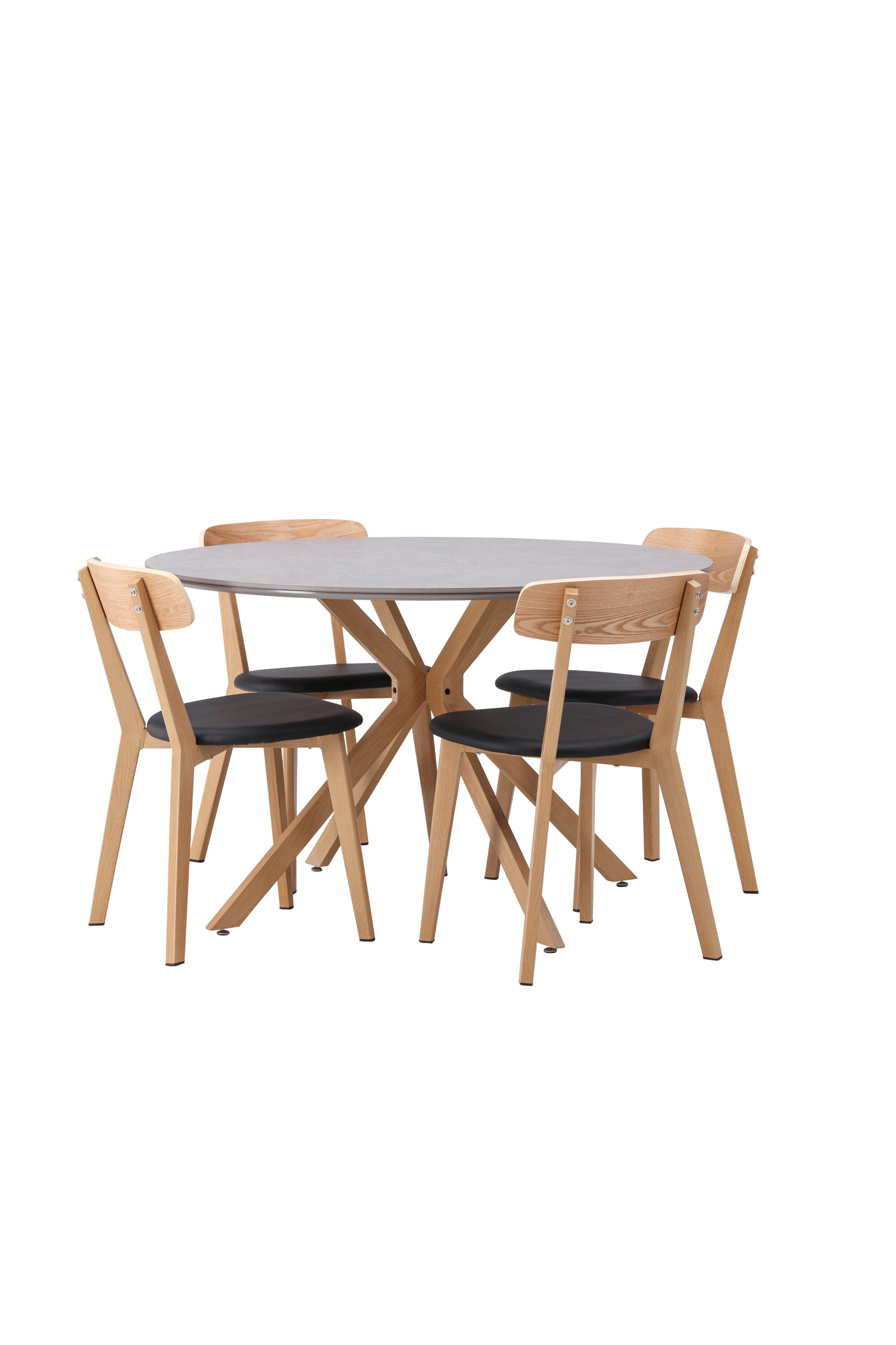 Matbordet Piazza & stolarna Sanjos-GR Dining Set-Venture Home-peaceofhome.se