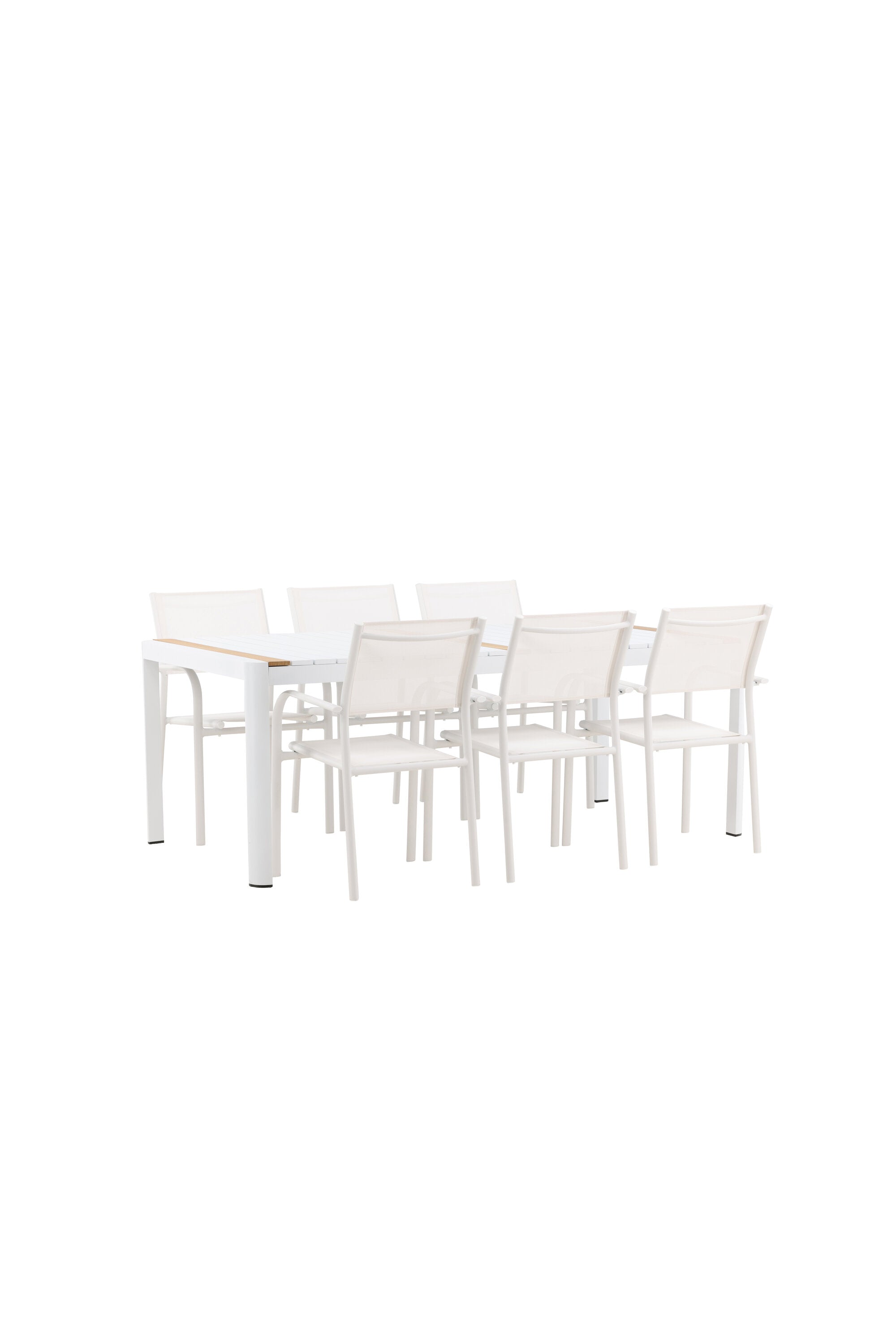 Matbordet Togo & stolarna Santorini-Table Set-Venture Home-peaceofhome.se