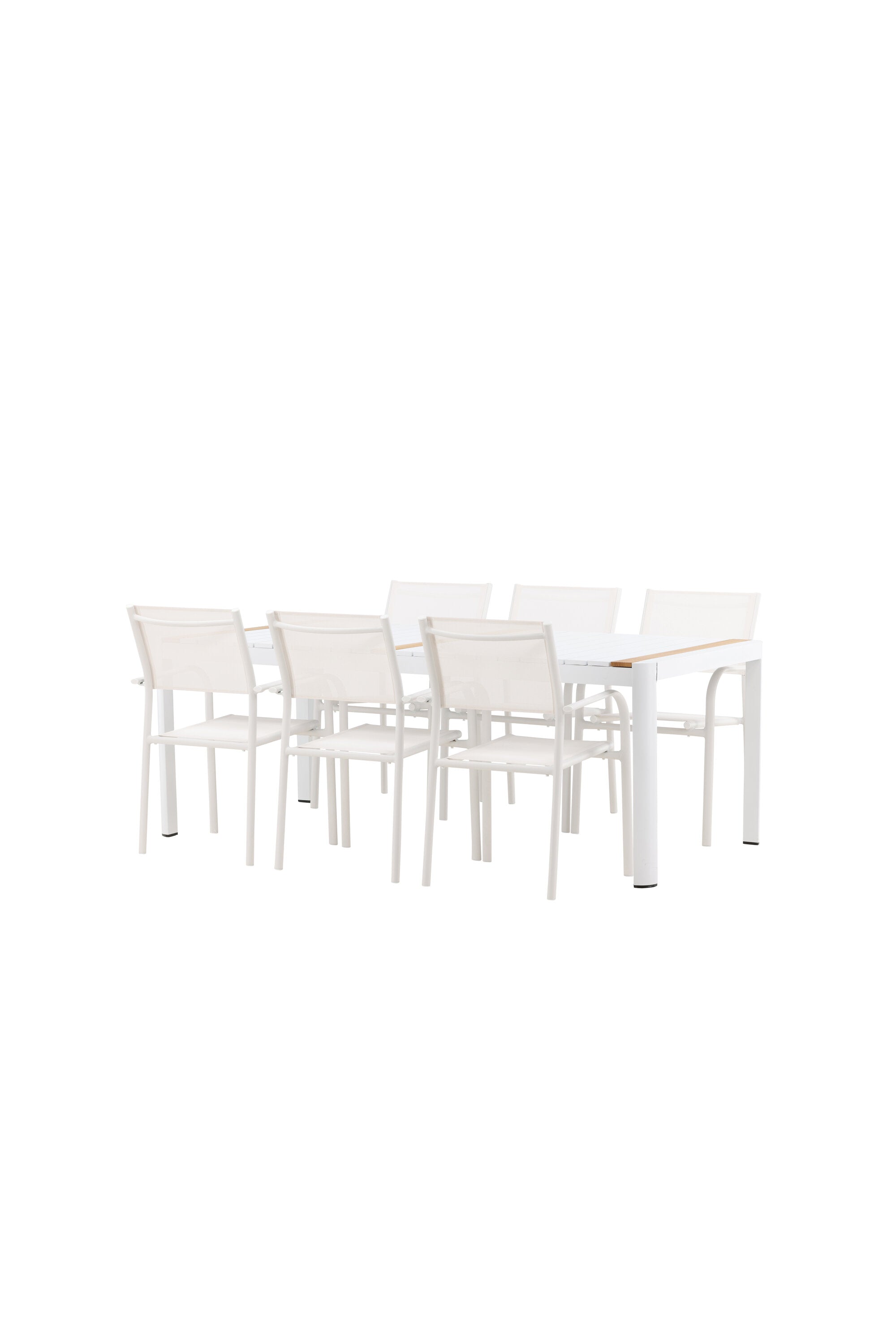 Matbordet Togo & stolarna Santorini-Table Set-Venture Home-peaceofhome.se