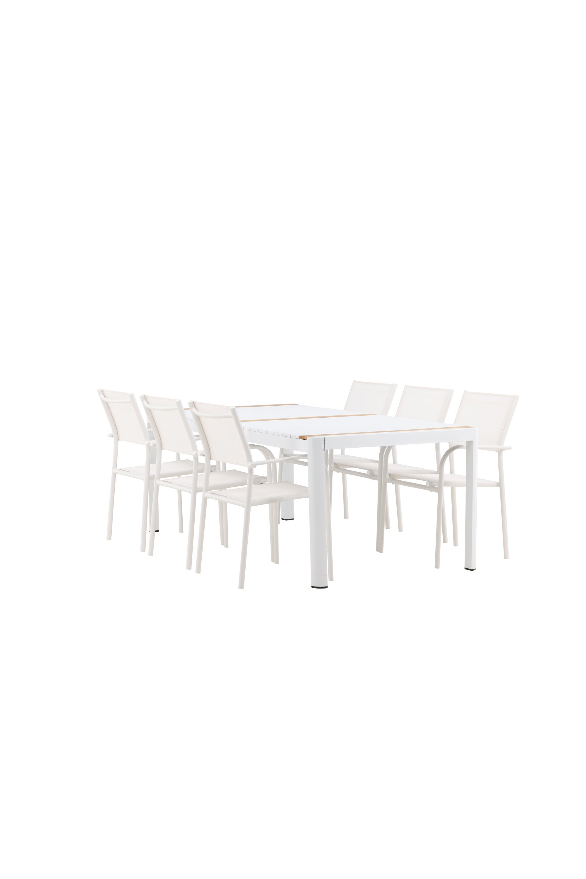 Matbordet Togo & stolarna Santorini-Table Set-Venture Home-peaceofhome.se