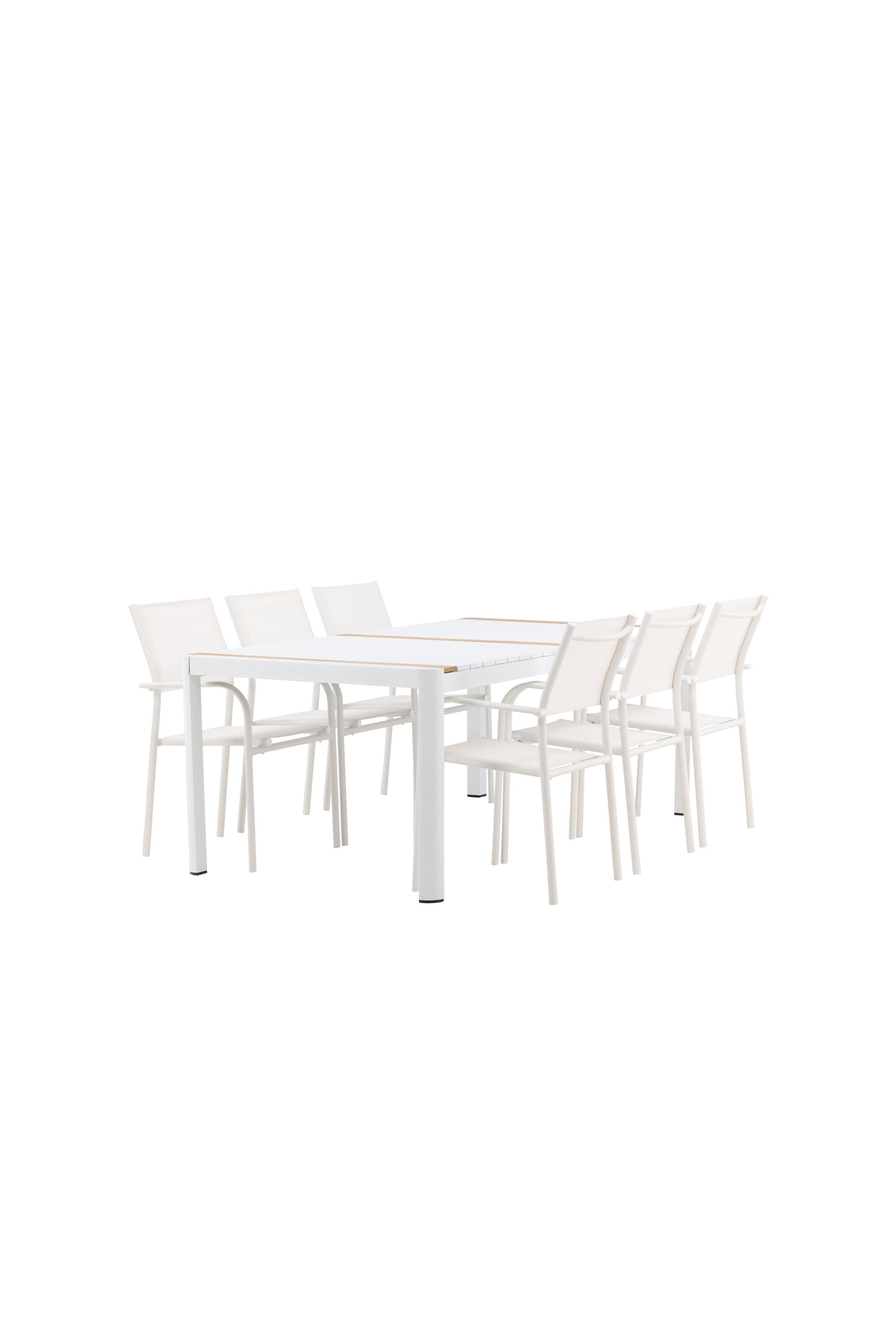 Matbordet Togo & stolarna Santorini-Table Set-Venture Home-peaceofhome.se