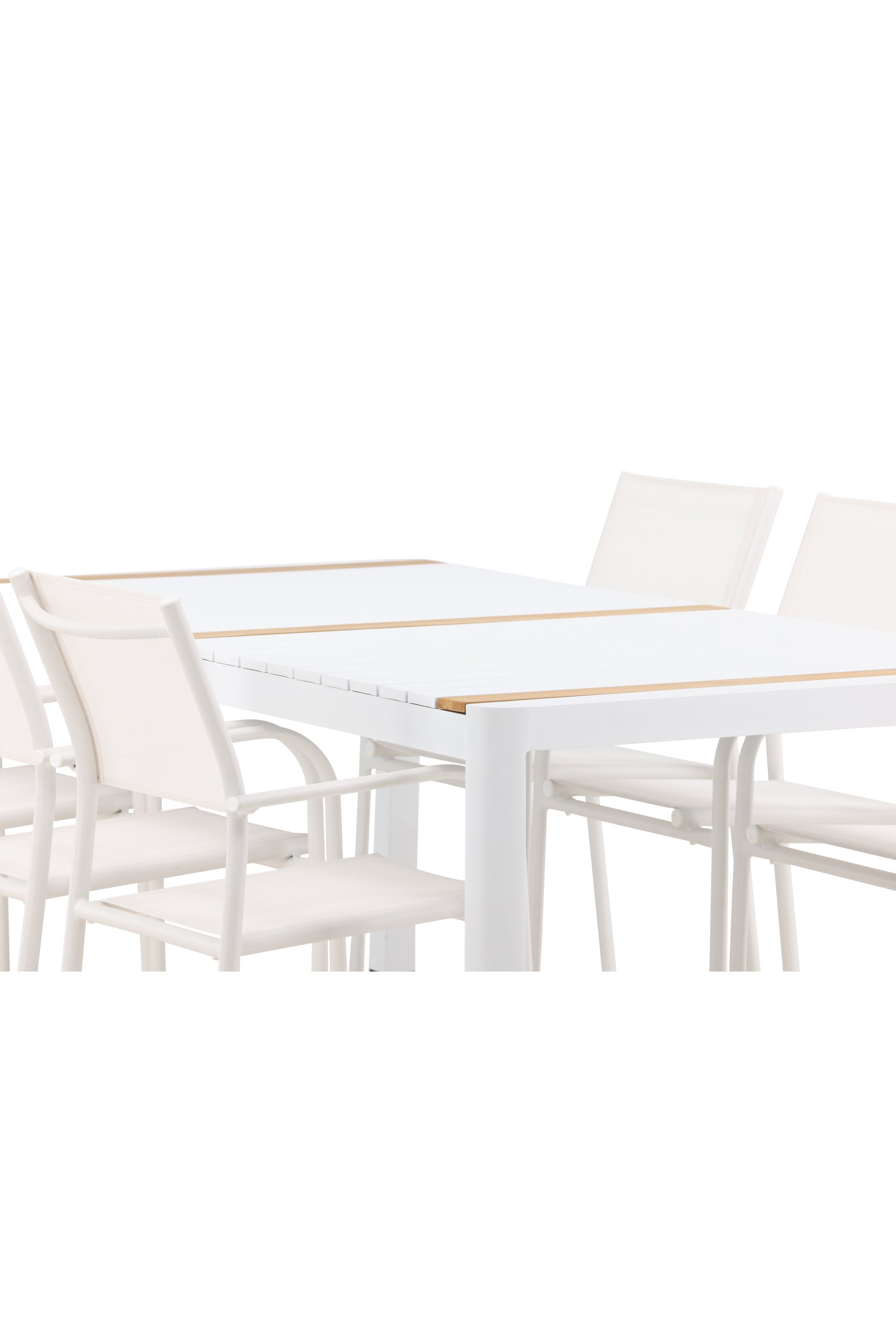 Matbordet Togo & stolarna Santorini-Table Set-Venture Home-peaceofhome.se