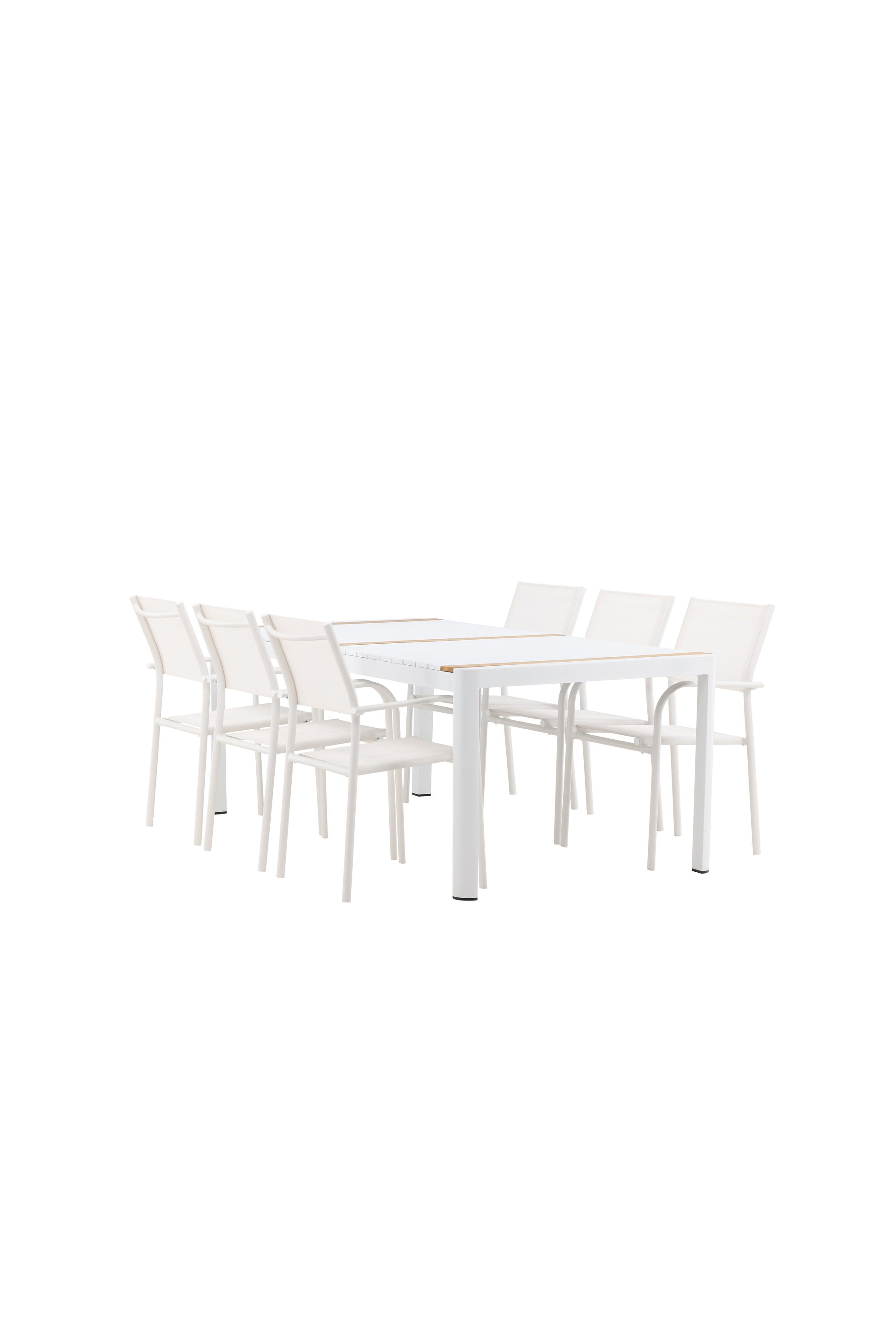 Matbordet Togo & stolarna Santorini-Table Set-Venture Home-peaceofhome.se