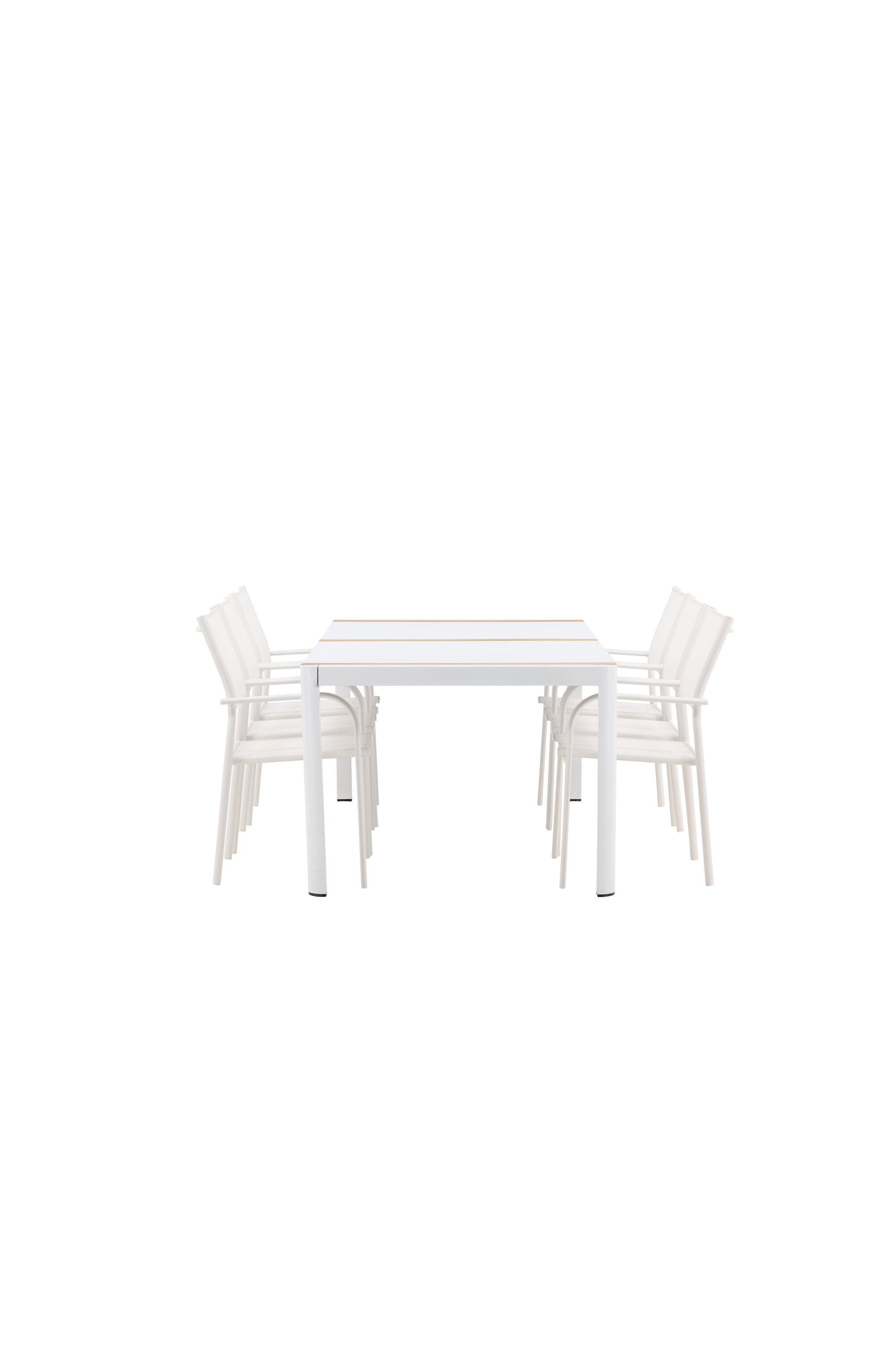 Matbordet Togo & stolarna Santorini-Table Set-Venture Home-peaceofhome.se