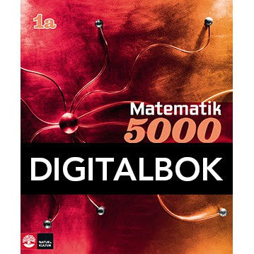 Matematik 5000 Kurs 1a Röd Lärobok Digitalbok-Digitala böcker-Natur & Kultur Digital-peaceofhome.se