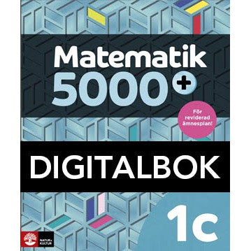 Matematik 5000+ Kurs 1c Lärobok DigitalbokUppl2021-Digitala böcker-Natur & Kultur Digital-peaceofhome.se