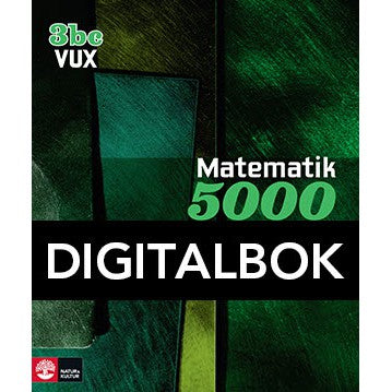 Matematik 5000 Kurs 3bc Vux Lärobok Digitalbok